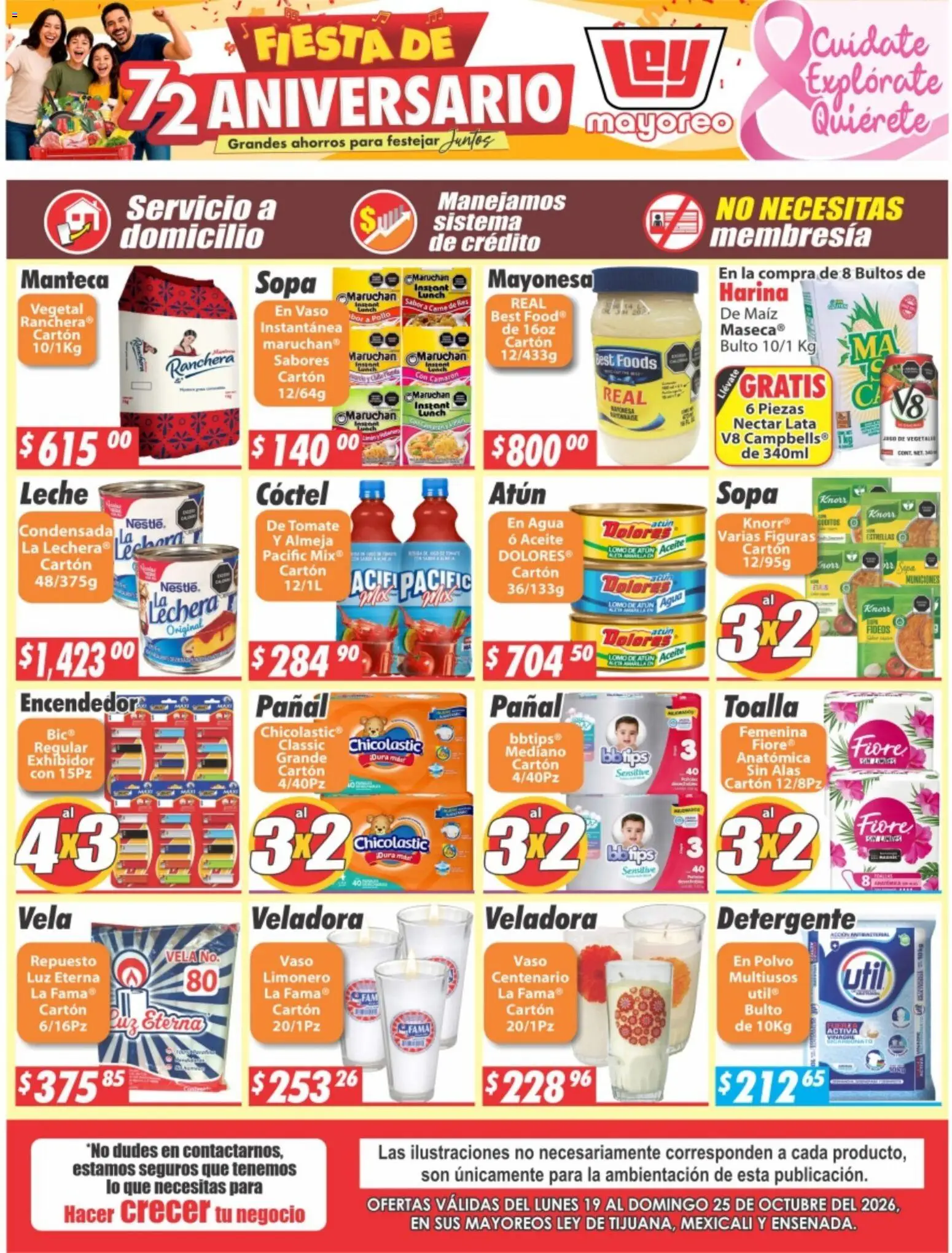 Nuevas ofertas de Casa Ley válidas en toda la República Mexicana desde el 19/10/2026. ¡Encuentra las mejores ofertas en Casa Ley folleto Frontera! | Página: 2