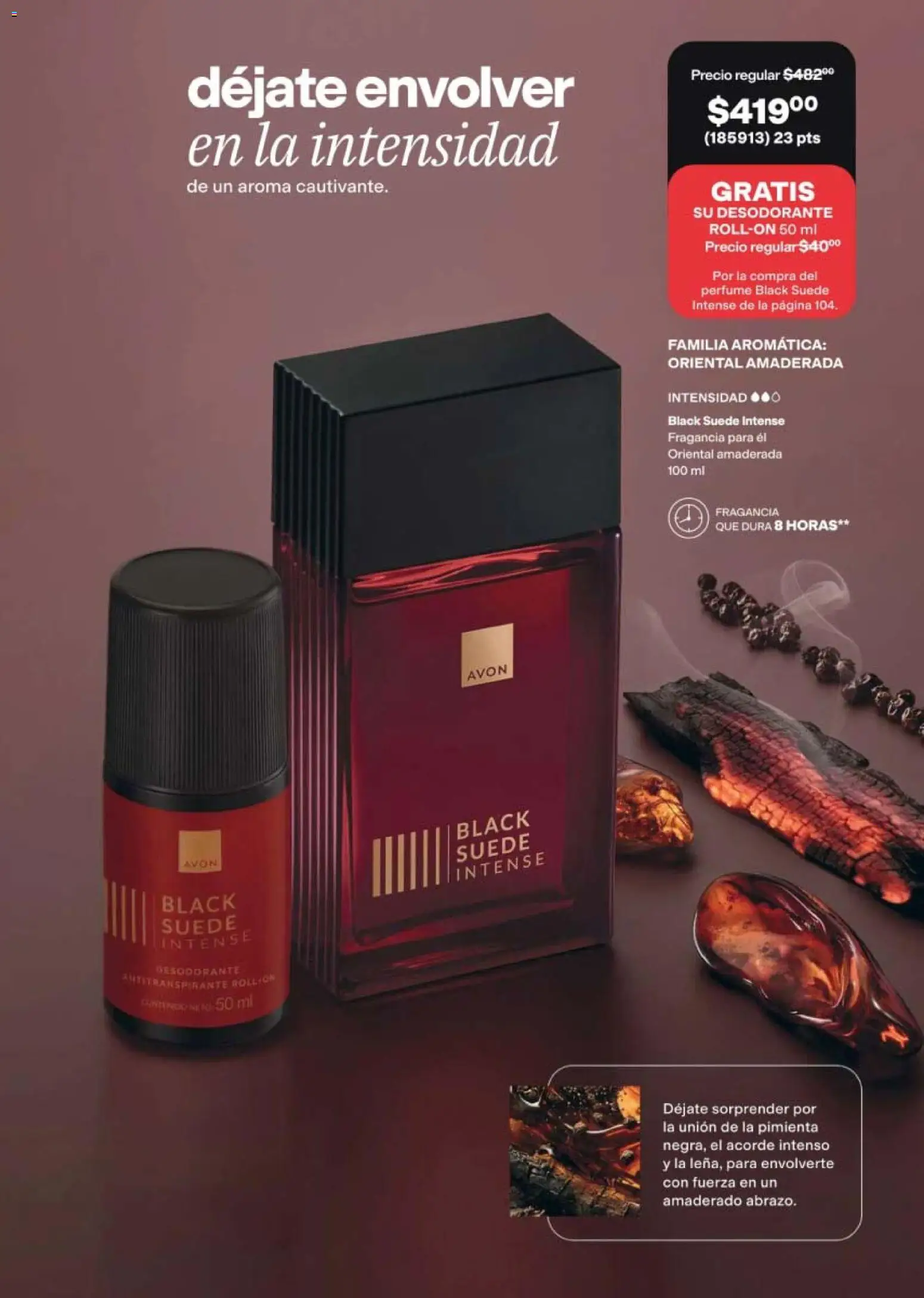 Nuevas ofertas de AVON válidas en toda la República Mexicana desde el 21/08/2026. ¡Encuentra las mejores ofertas en AVON campaña 13 2026! | Página: 101 | Productos: Desodorante, Antitranspirante, Pimienta, Perfume