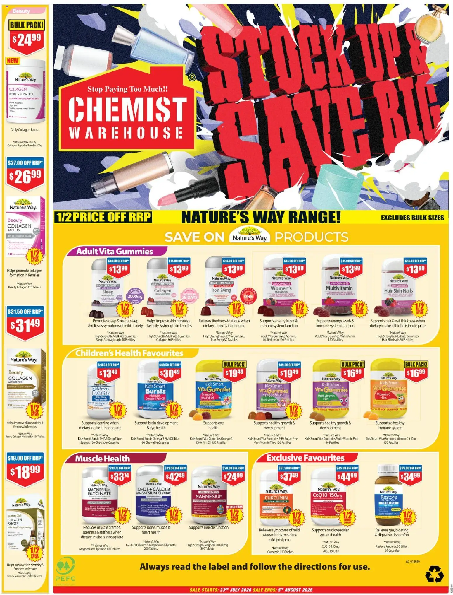   ﻿﻿Chemist Warehouse catalogue from 23/07/2026 > Big discounts — page 40