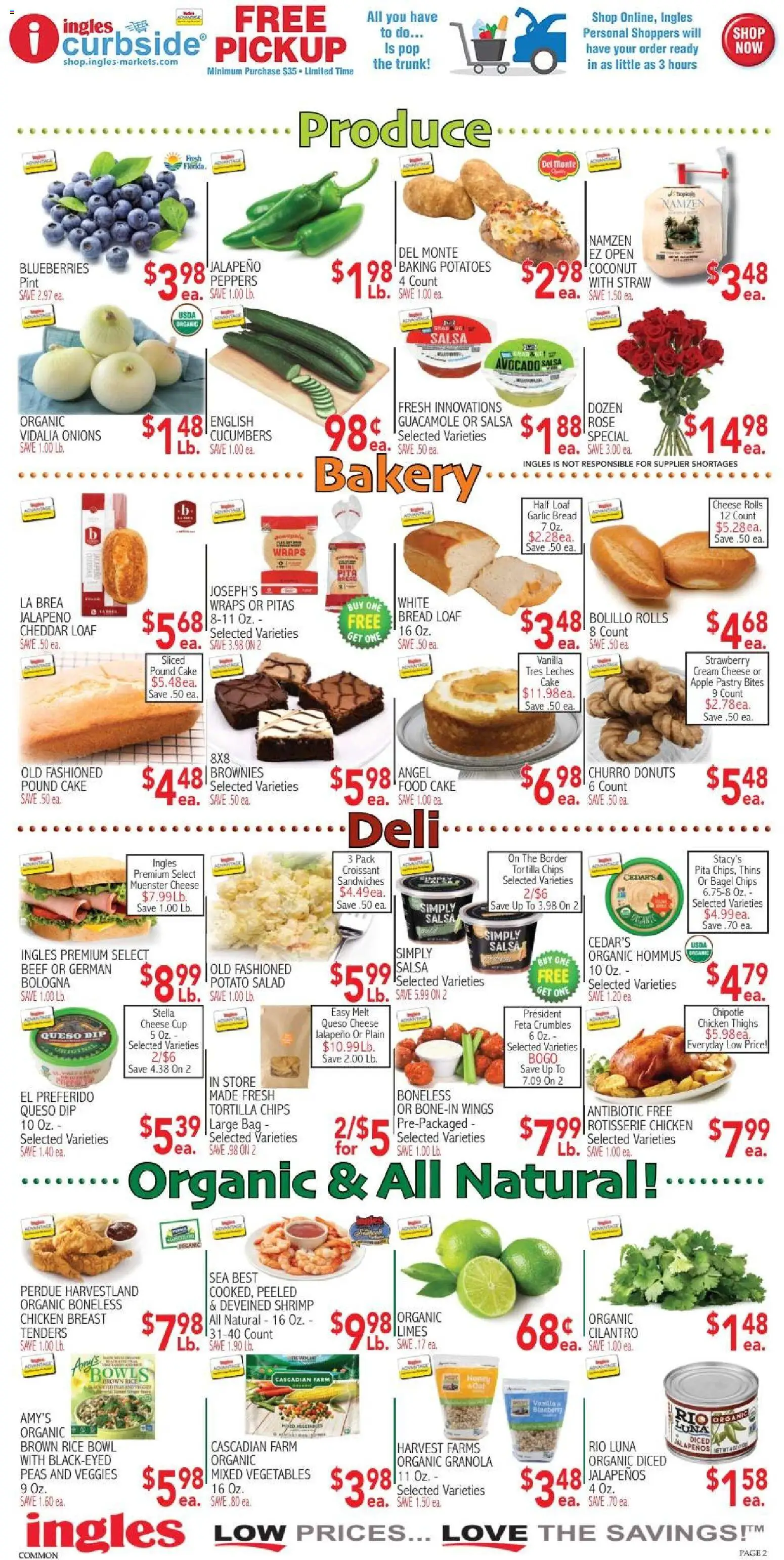Ingles Weekly Ad - valid from 06.05.2026 | Page: 12 | Products: Rice, Chips, Cucumbers, Blueberries