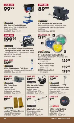 Preview of Princess Auto flyer - 2 Week Sale! from shop Princess Auto valid from Sep 22, 2026 | Page: 73 | Products: Iron, Grinder