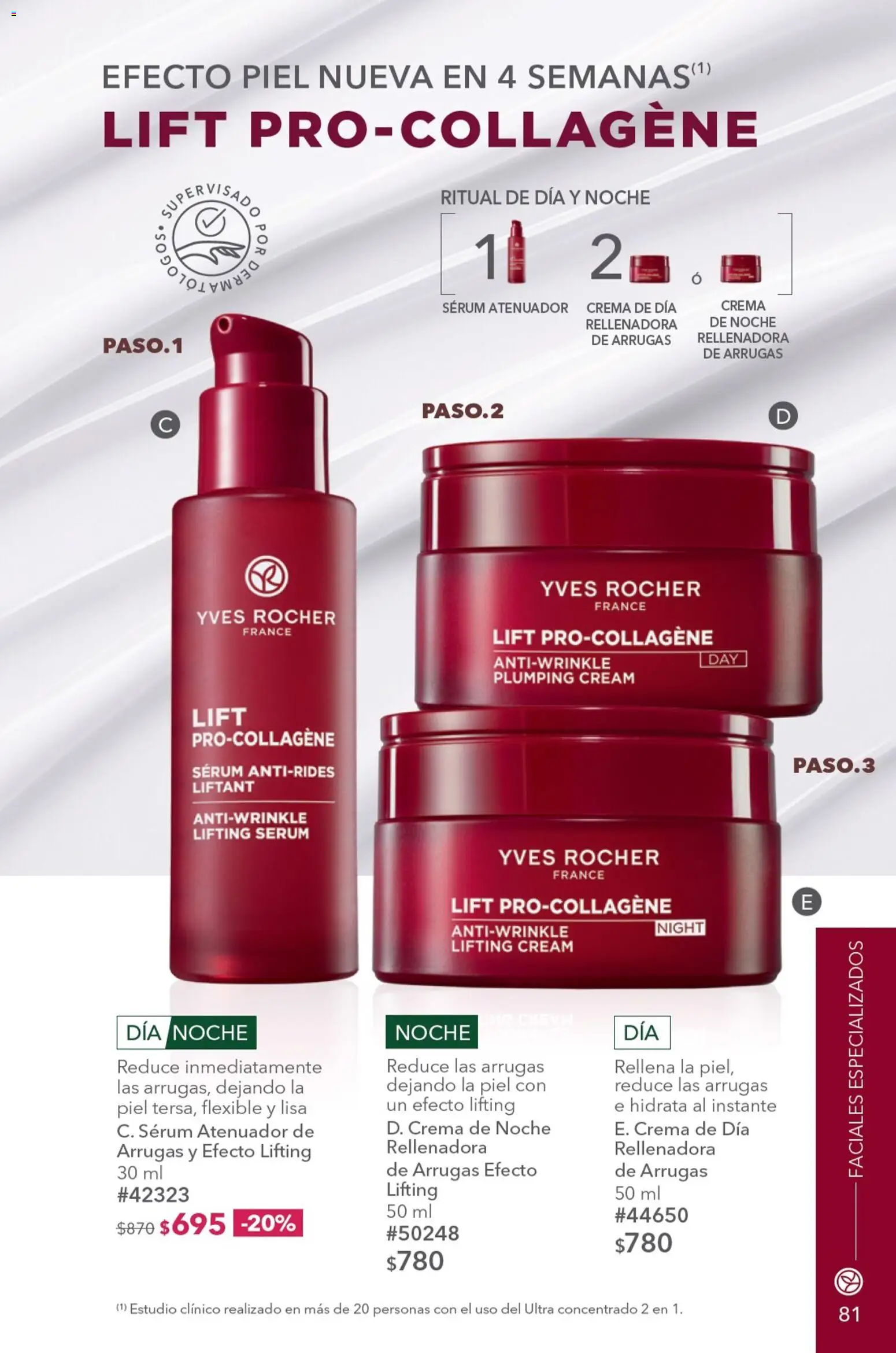 Nuevas ofertas de Yves Rocher válidas en toda la República Mexicana desde el 04/08/2026. ¡Encuentra las mejores ofertas en Yves Rocher campaña 11 2026! | Página: 85 | Productos: Serum, Crema, Atenuador, Flexible