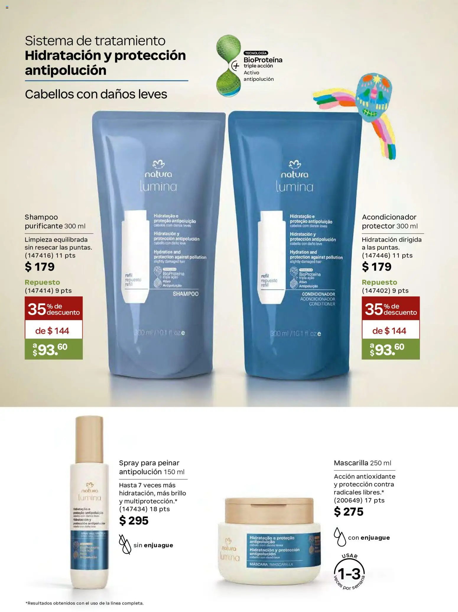 Nuevas ofertas de Natura válidas en toda la República Mexicana desde el 02/10/2026. ¡Encuentra las mejores ofertas en Natura campaña  15 2026! | Página: 145 | Productos: Máscara, Shampoo, Mascarilla, Acondicionador