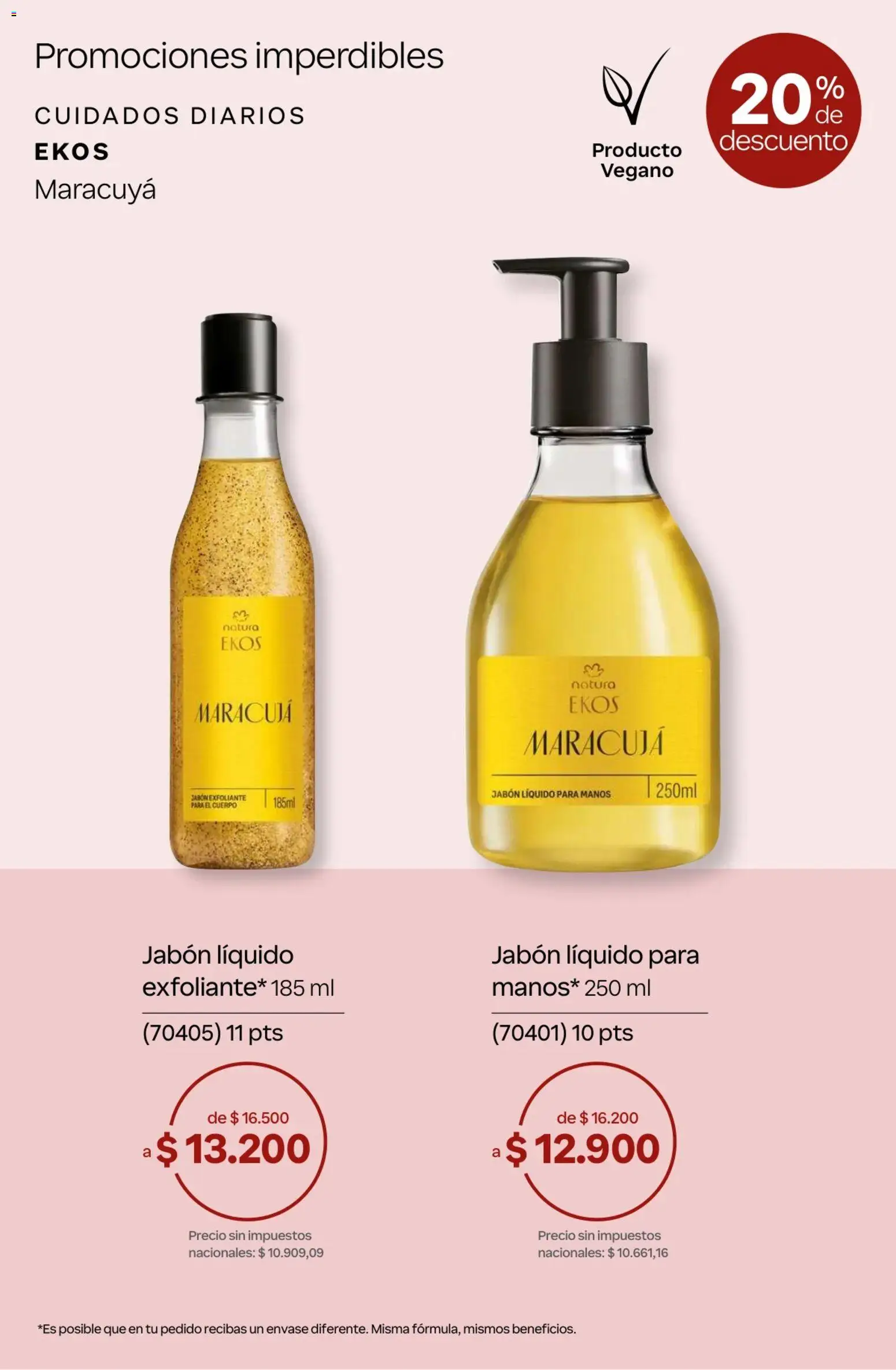 Catálogo Natura Ciclo 10 │ válido desde el 30/06/2026 | Página: 60 | Productos: Jabón líquido, Jabón