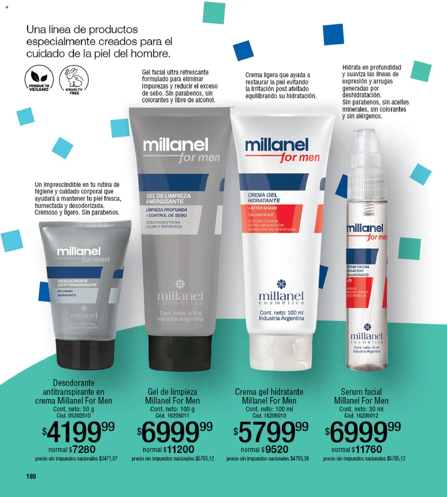 Millanel - Catálogo │ válido desde el 27.04.2026 | Página: 180 | Productos: Serum, Desodorante, Antitranspirante, Crema