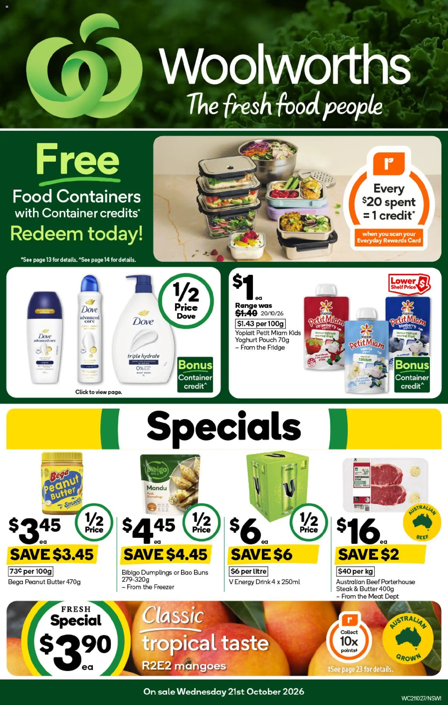 Woolworths catalogue - valid from 21/10/2026 | Page: 1