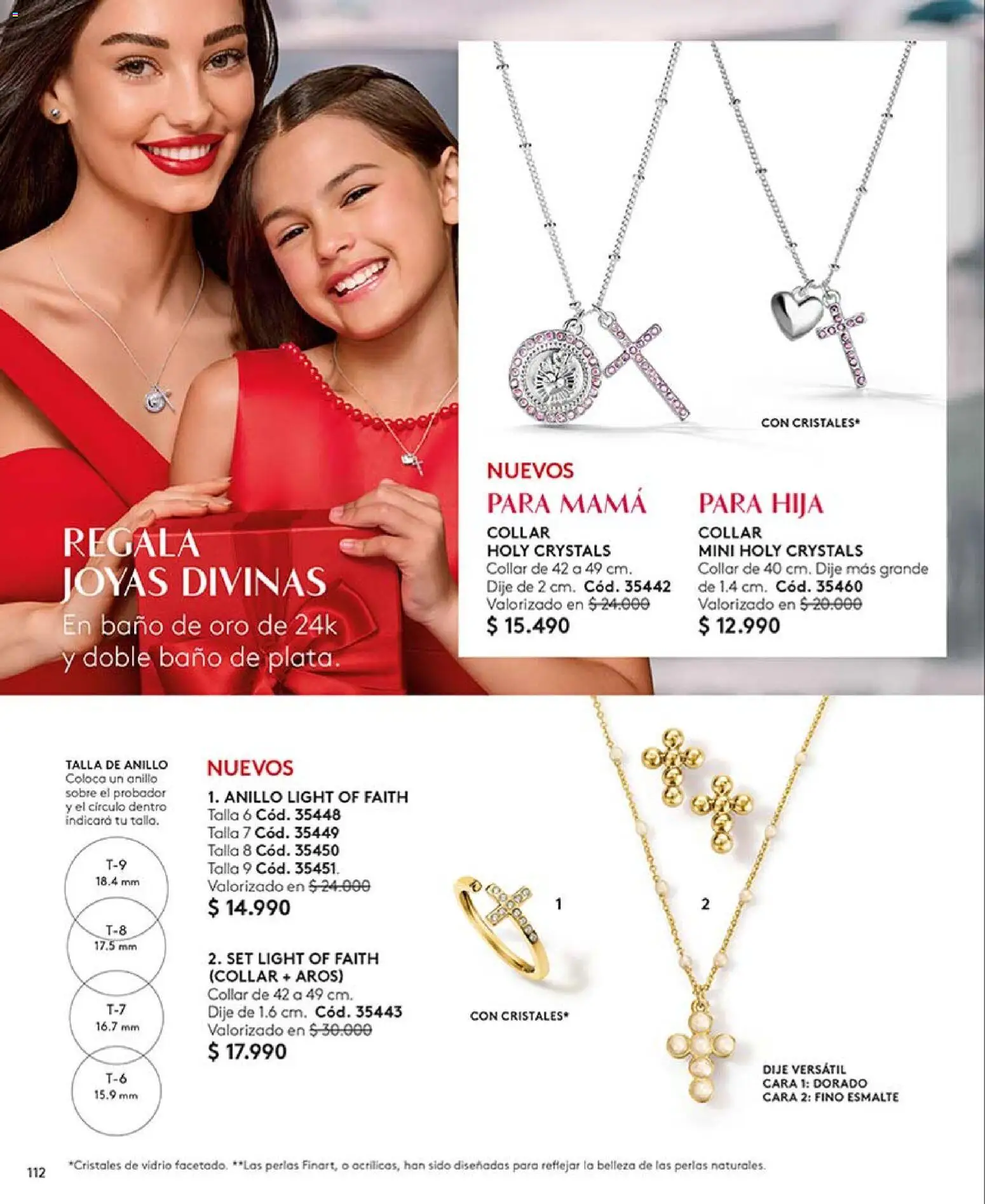Catálogo Ésika Campaña 6 │ válido desde el 01.04.2026 | Página: 112 | Productos: Collar, Aros, Dije, Sobre