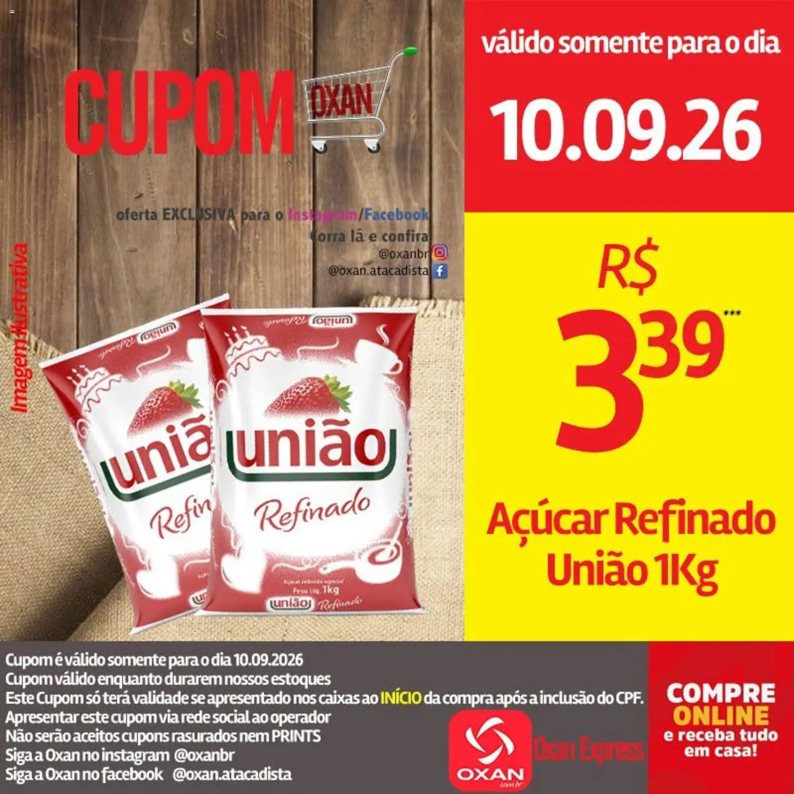 Oxan Atacadista Folheto - válido de 10/09/2026 | Página: 14 | Produtos: Açúcar