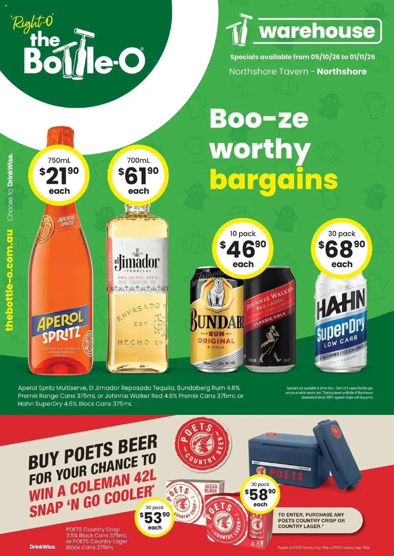 The Bottle-O catalogue Burdell - 05/10/2026 > weekly / monthly specials | Page: 1