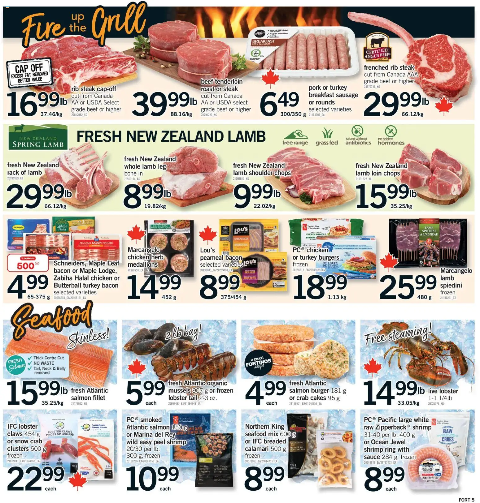 Fortinos flyer valid from 07.05.2026 | Page: 6 | Products: Beef, Cap, Turkey, Pork