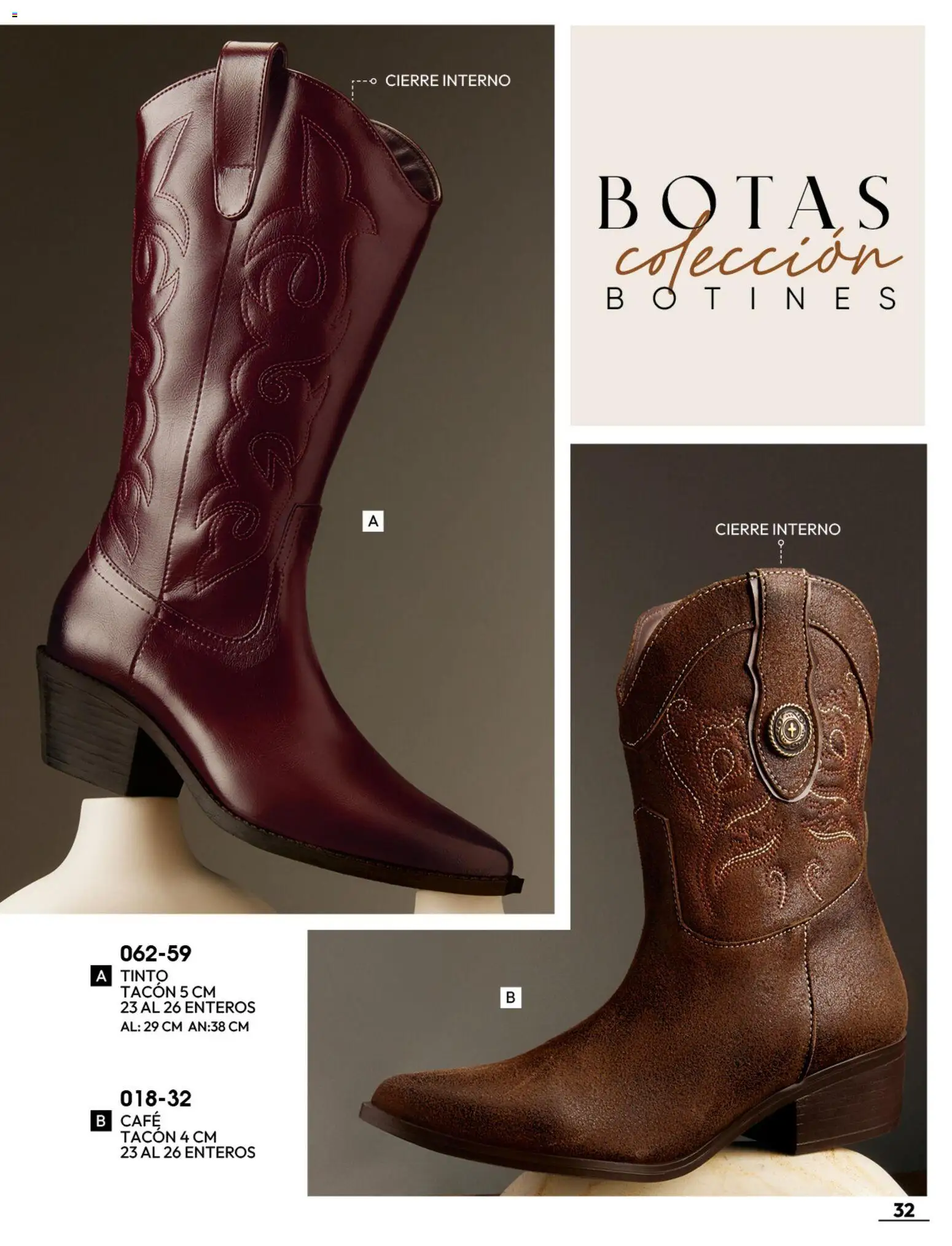 Nuevas ofertas de Cklass válidas en toda la República Mexicana desde el 08/07/2026. ¡Encuentra las mejores ofertas en Cklass catálogo Botas y botines! | Página: 33 | Productos: Botas, Café