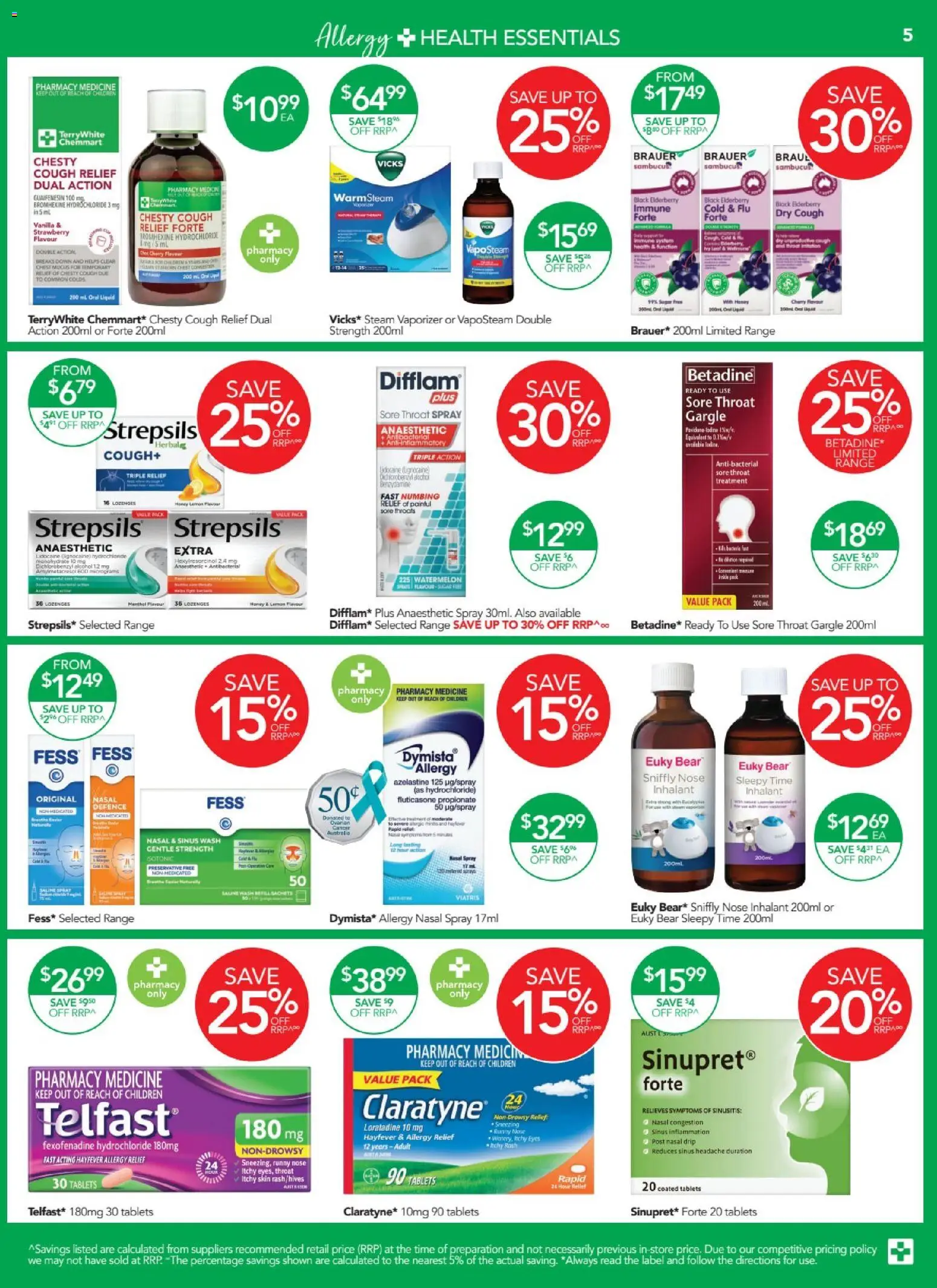 Terry White catalogue - valid from 28/05/2026 | Page: 5 | Products: Honey, Lemon, Nasal spray, Treatment
