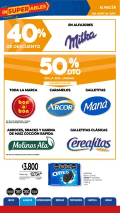 Vista previa La Anonima catálogo válido desde el 02/07/2026 | Página: 5 | Productos: Peso, Galletitas, Bombones, Harina