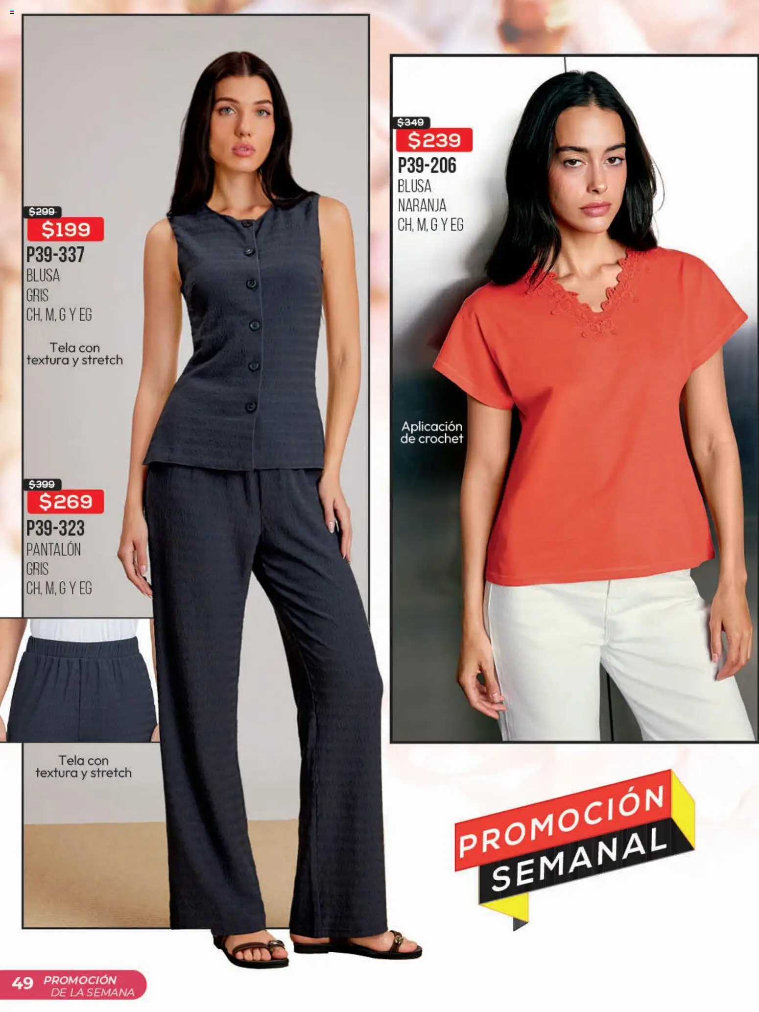 Nuevas ofertas de Cklass válidas en toda la República Mexicana desde el 30.03.2026. ¡Encuentra las mejores ofertas en Cklass catálogo Promo semanal! | Página: 50 | Productos: Blusa