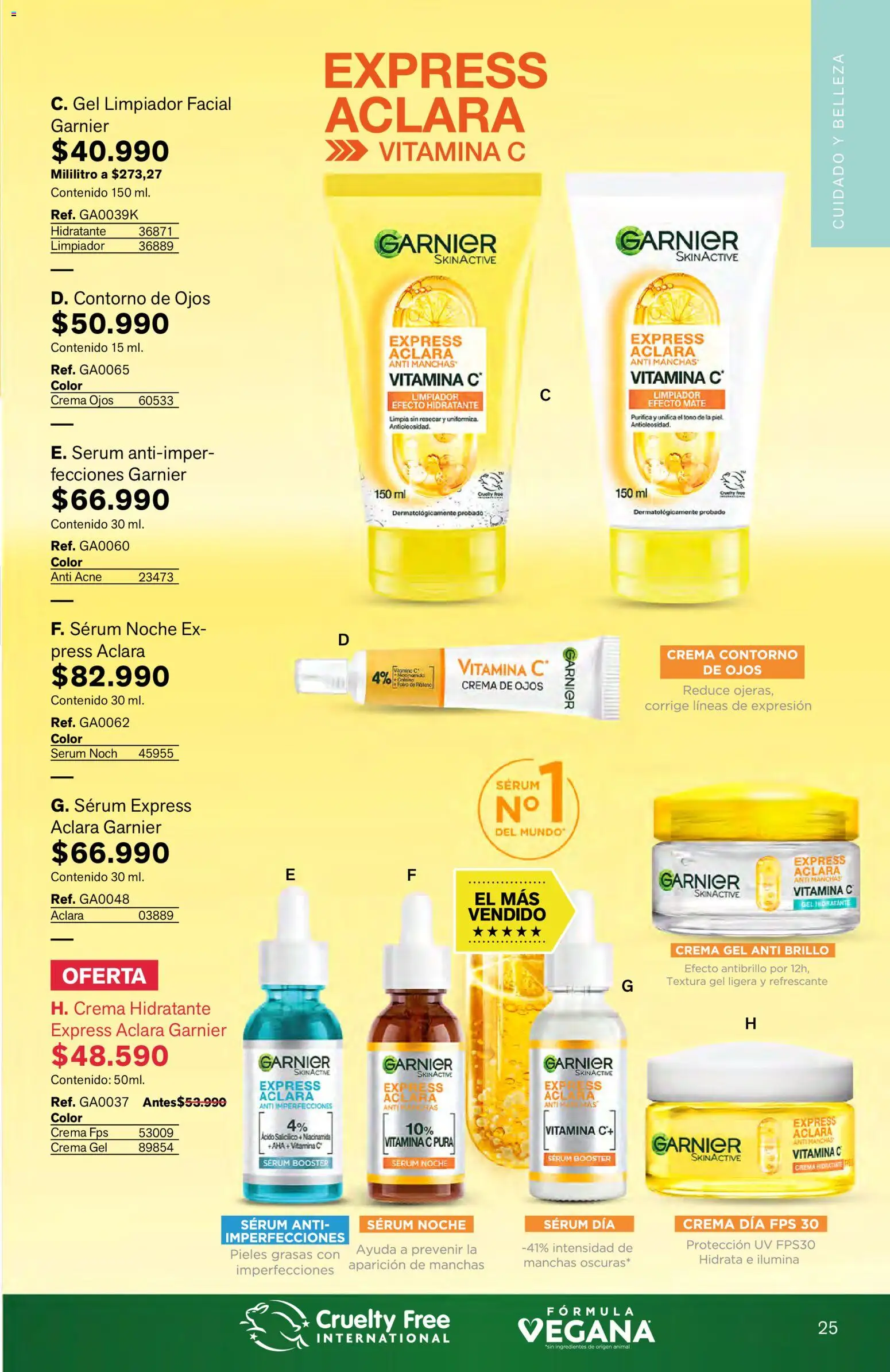 Leonisa revista - valida desde el 16.03.2026 | Página: 25 | Productos: Crema, Brillo, Limpiador, Limpiador facial