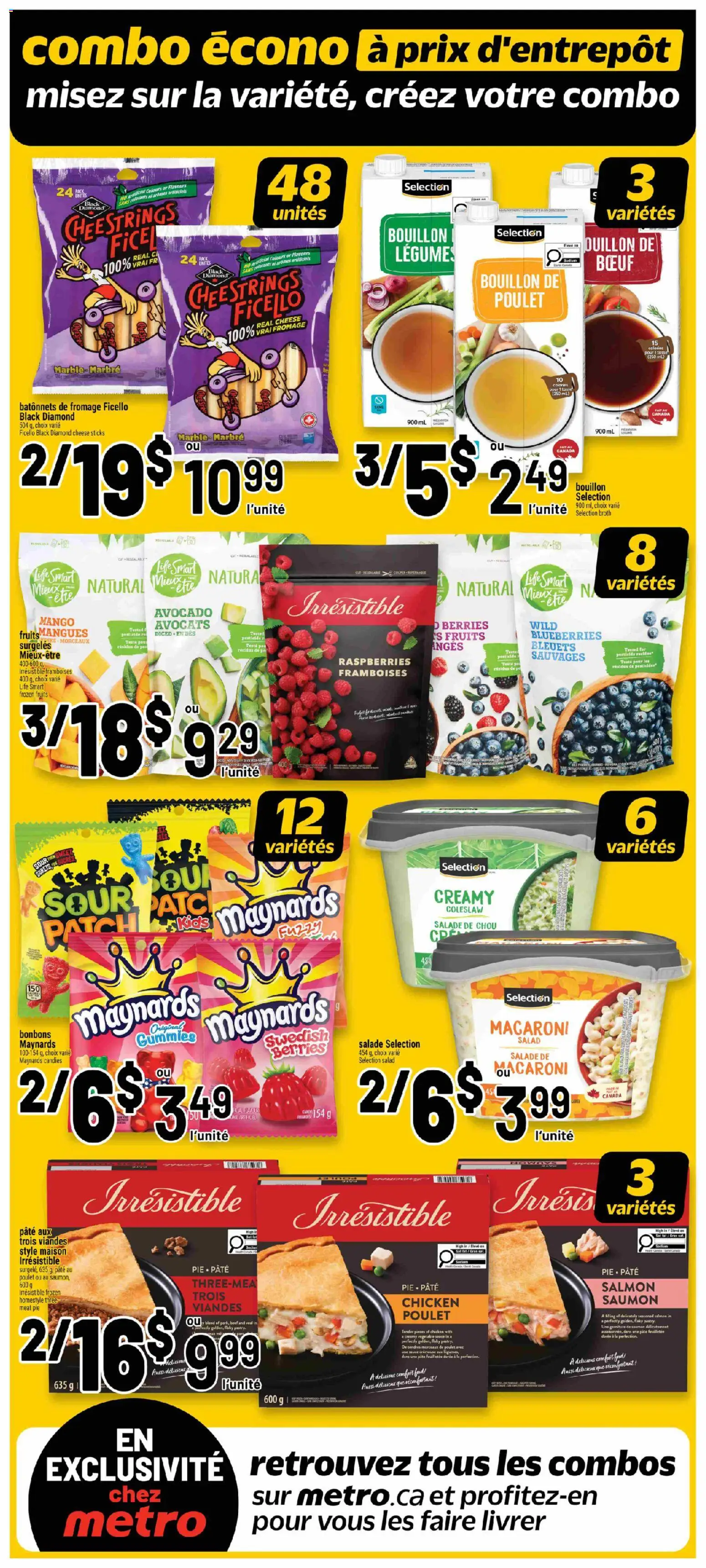 Metro flyer valid from Sep 24, 2026 | Page: 4 | Products: Cheese sticks, Salmon, Avocado, Cheese