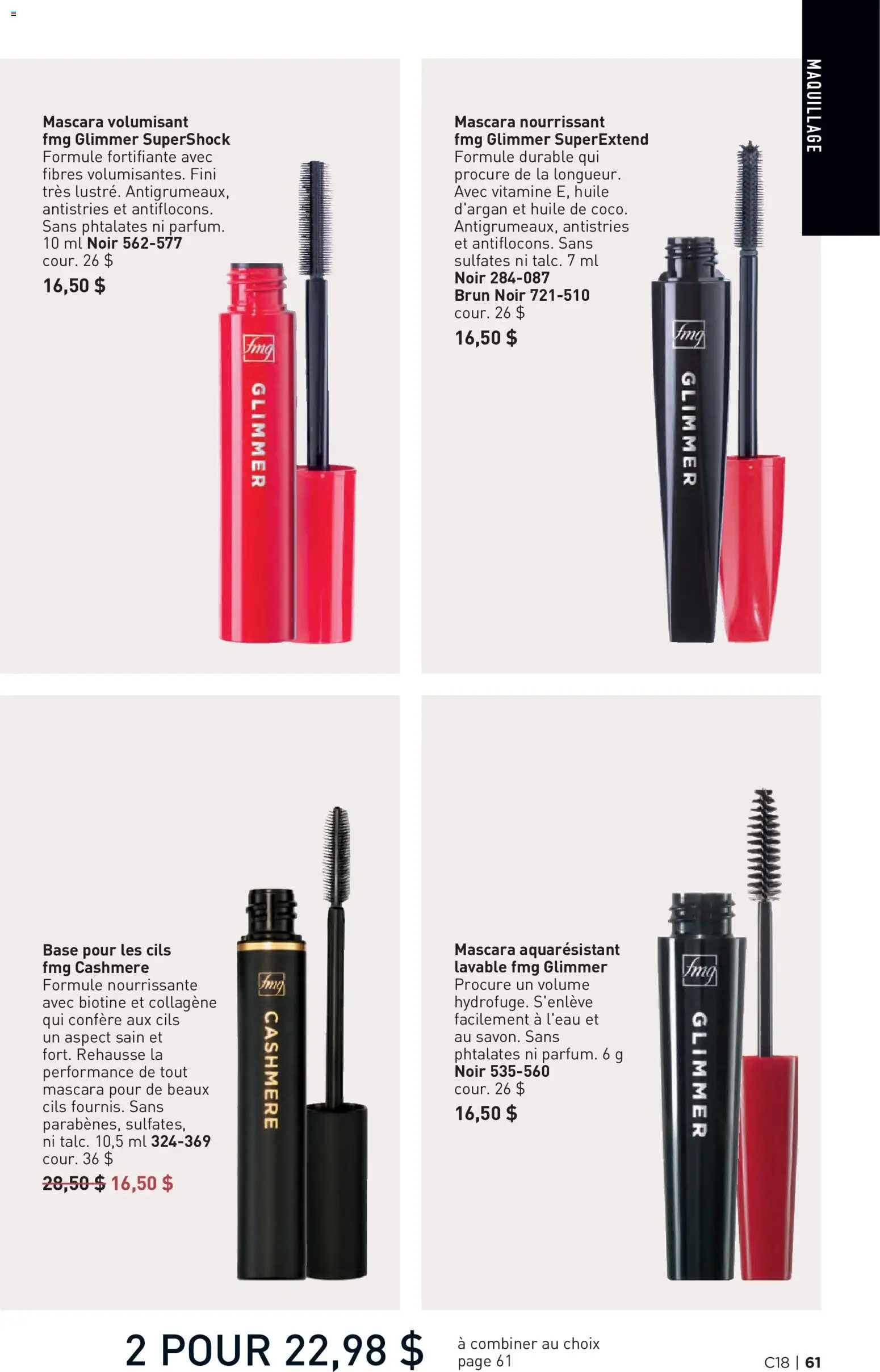 Avon flyer valid from Aug 27, 2026 | Page: 61 | Products: Mascara