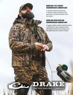 Preview of Dunham's Sports weekly ads valid from 08/20/2026 | Page: 31 | Products: Jacket, Coat, Hunting Coat, Waterfowl