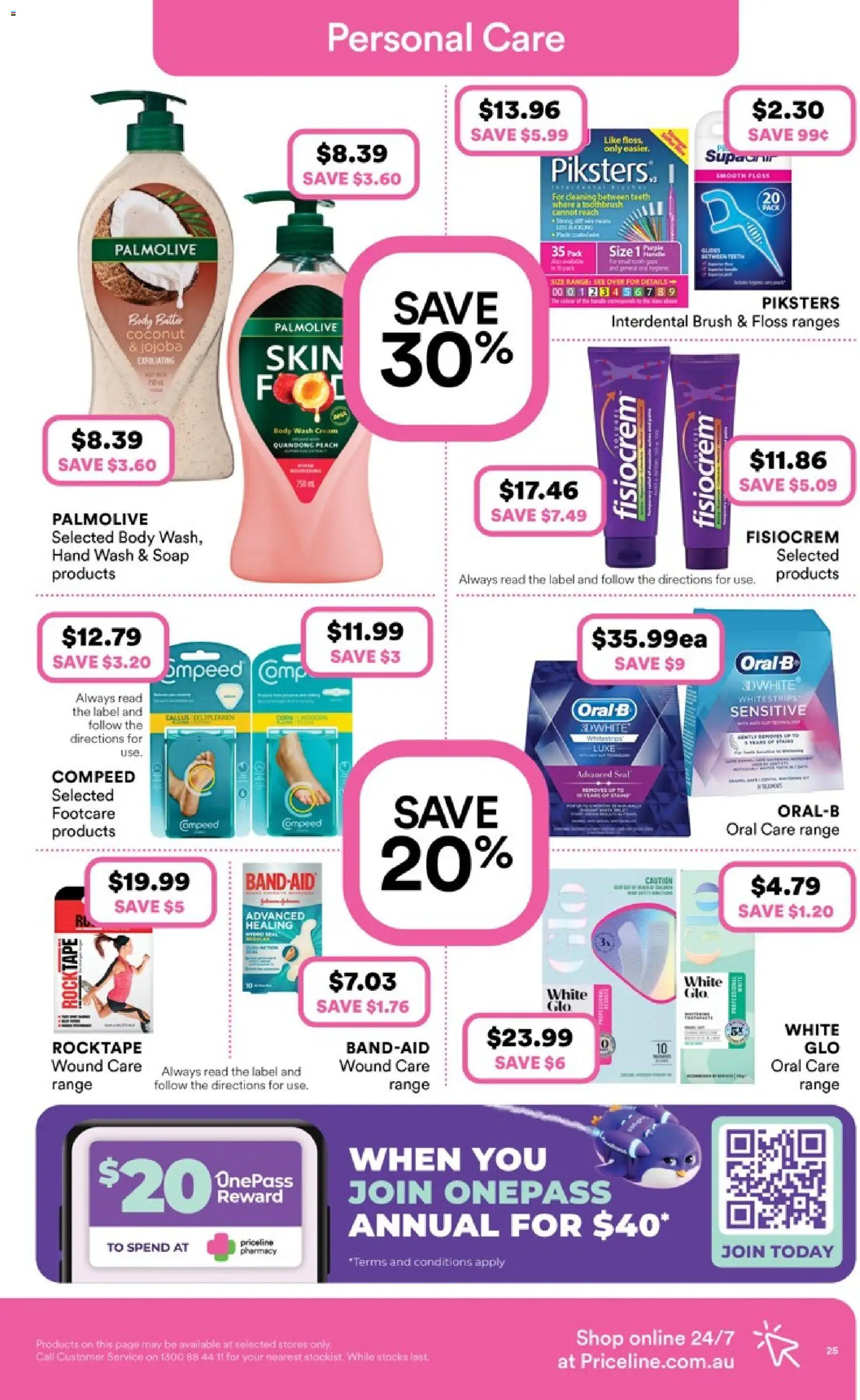 Priceline Pharmacy catalogue - valid from 09.04.2026 | Page: 25 | Products: Soap, Body butter, Toothbrush, Hand wash
