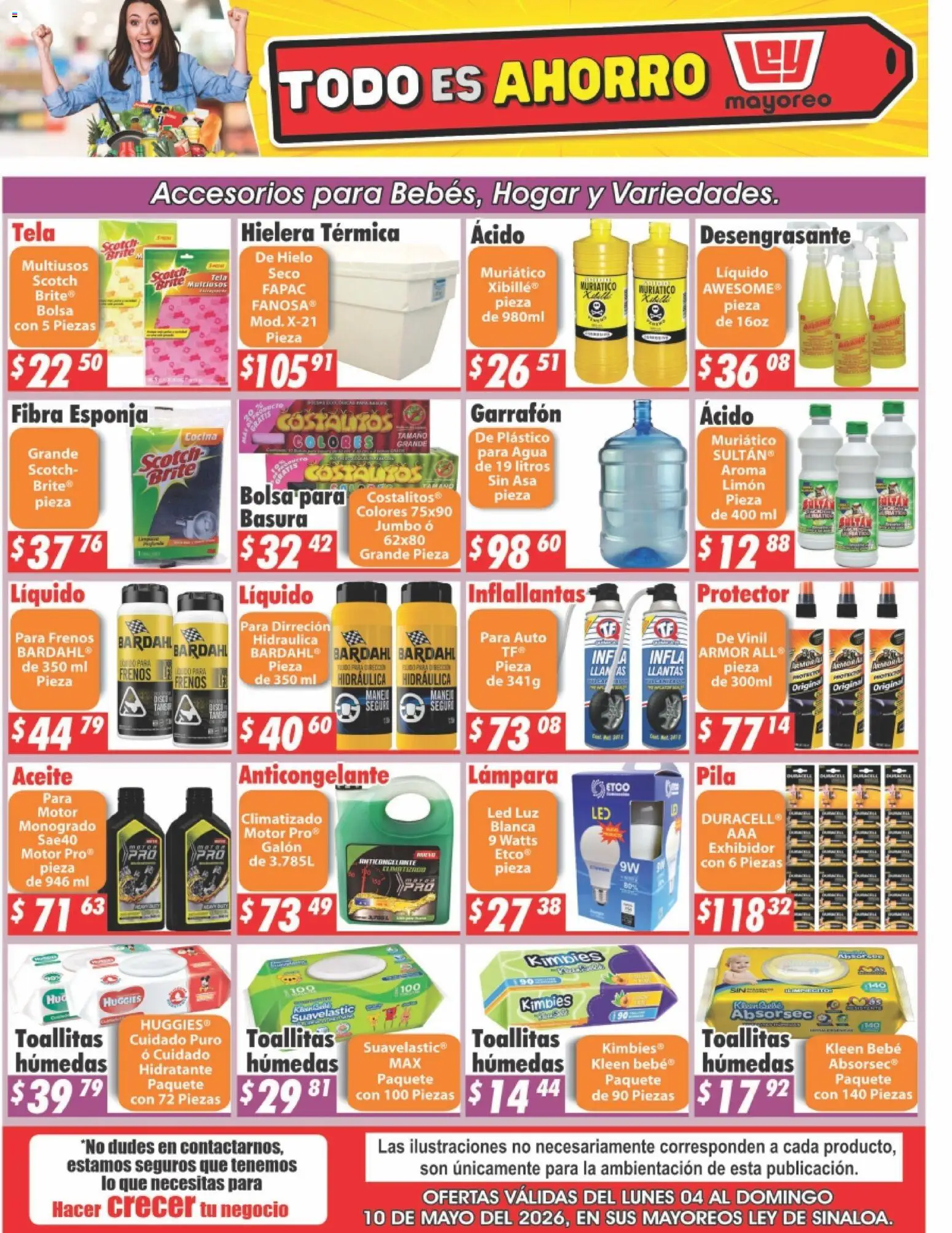 Nuevas ofertas de Casa Ley válidas en toda la República Mexicana desde el 04.05.2026. ¡Encuentra las mejores ofertas en Casa Ley folleto Sinaloa! | Página: 1