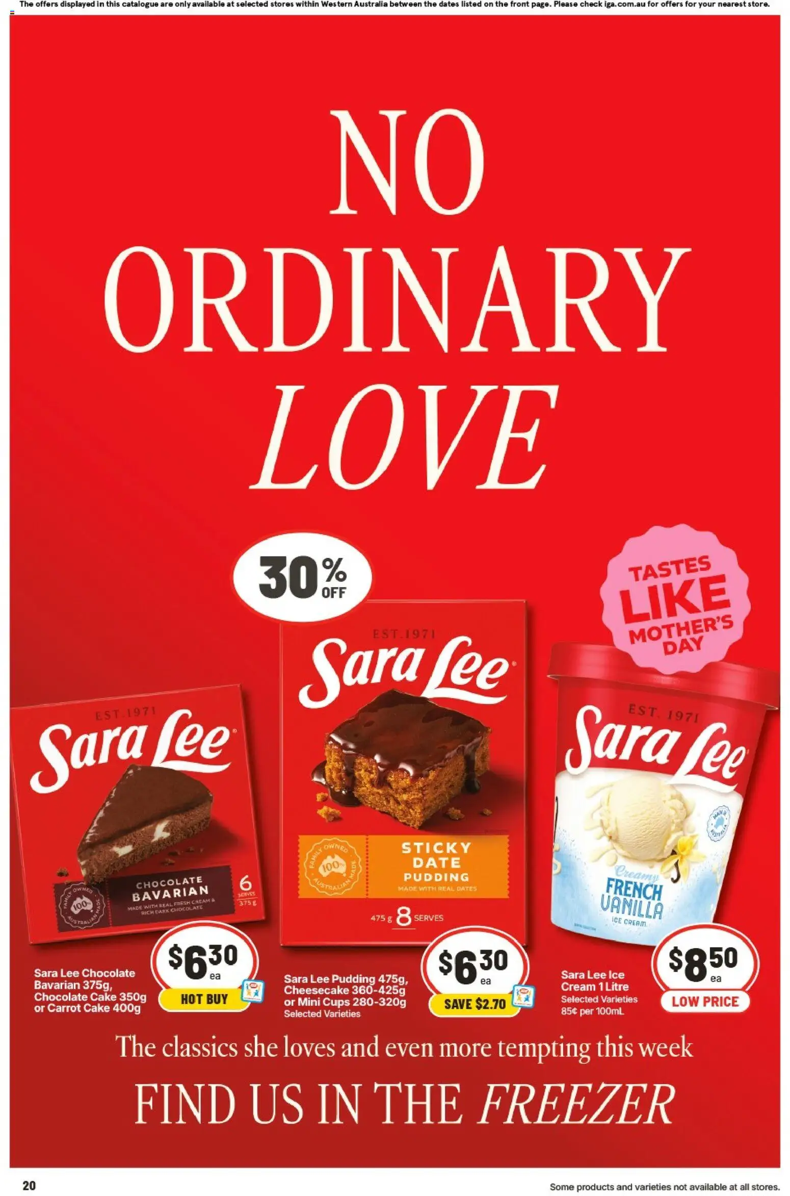 IGA catalogue - valid from 06.05.2026 | Page: 21 | Products: Cups, Chocolate, Pudding, Freezer