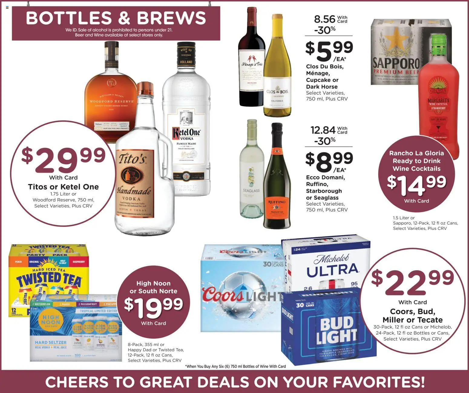 Ralphs Weekly Ad - valid from 08/12/2026 | Page: 11 | Products: Tea, Vodka, Mango, Iced tea