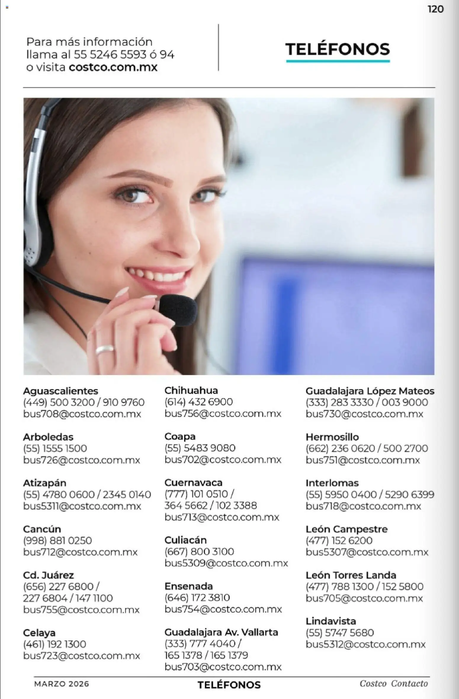 Nuevas ofertas de Costco válidas en toda la República Mexicana desde el 01.03.2026. ¡Encuentra las mejores ofertas en Costco Revista de marzo! | Página: 120