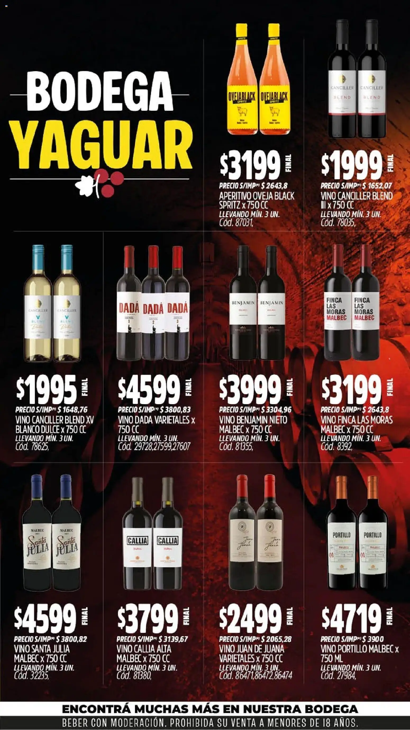 Yaguar - Oferta Semanal Trelew │ válido desde el 24/08/2026 | Página: 4 | Productos: Dulce, Vino