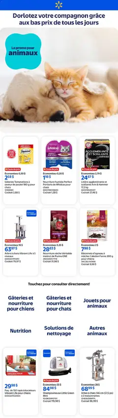Preview of Walmart circulaire - La promo pour animaux from shop Walmart valid from Aug 20, 2026