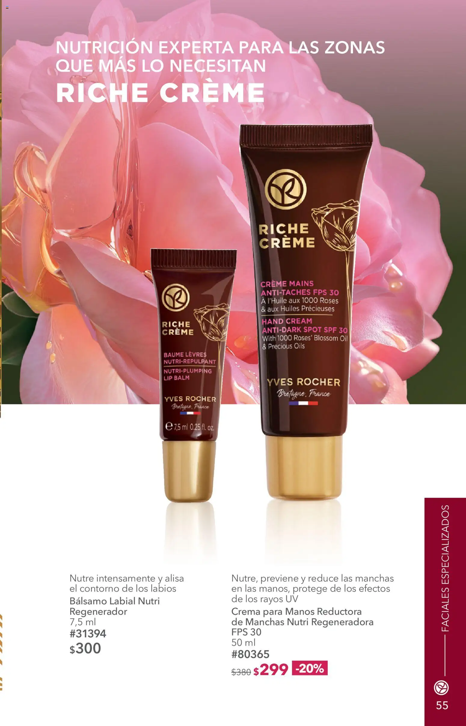 Nuevas ofertas de Yves Rocher válidas en toda la República Mexicana desde el 27/10/2026. ¡Encuentra las mejores ofertas en Yves Rocher campaña 15 2026! | Página: 55