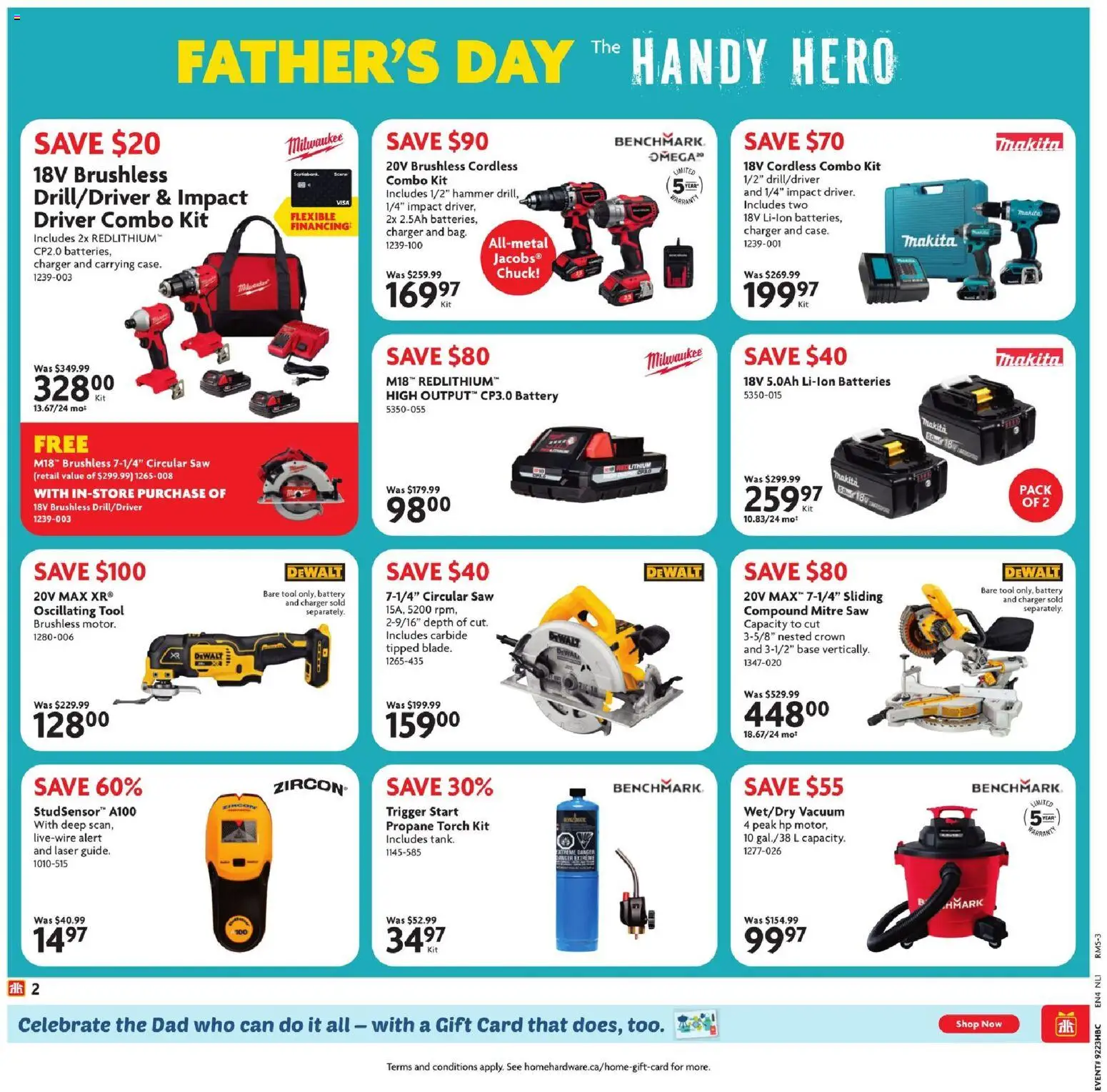 Home Hardware flyer valid from 04.06.2026 | Page: 3 | Products: Battery