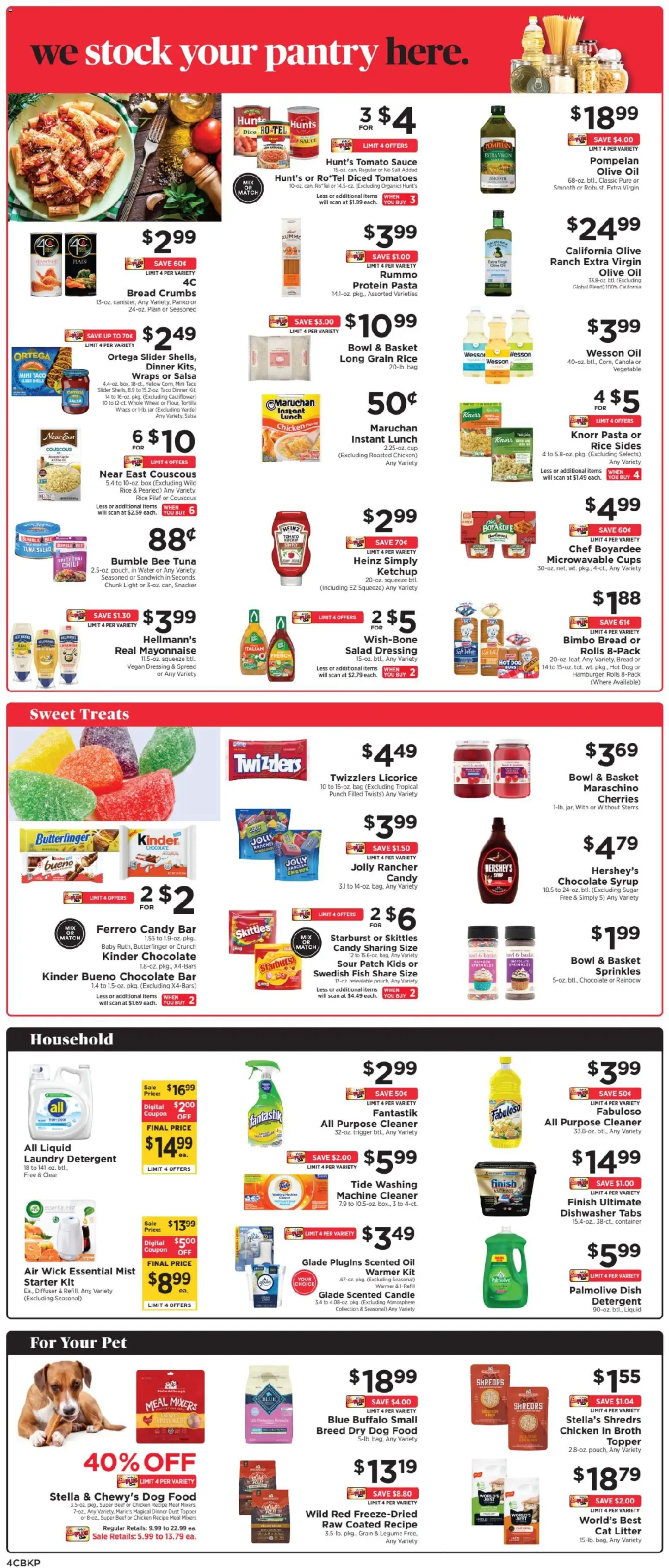 ShopRite Weekly Ad - valid from 07/19/2026 | Page: 5 | Products: Candy, Protein, Sauce, Tomato