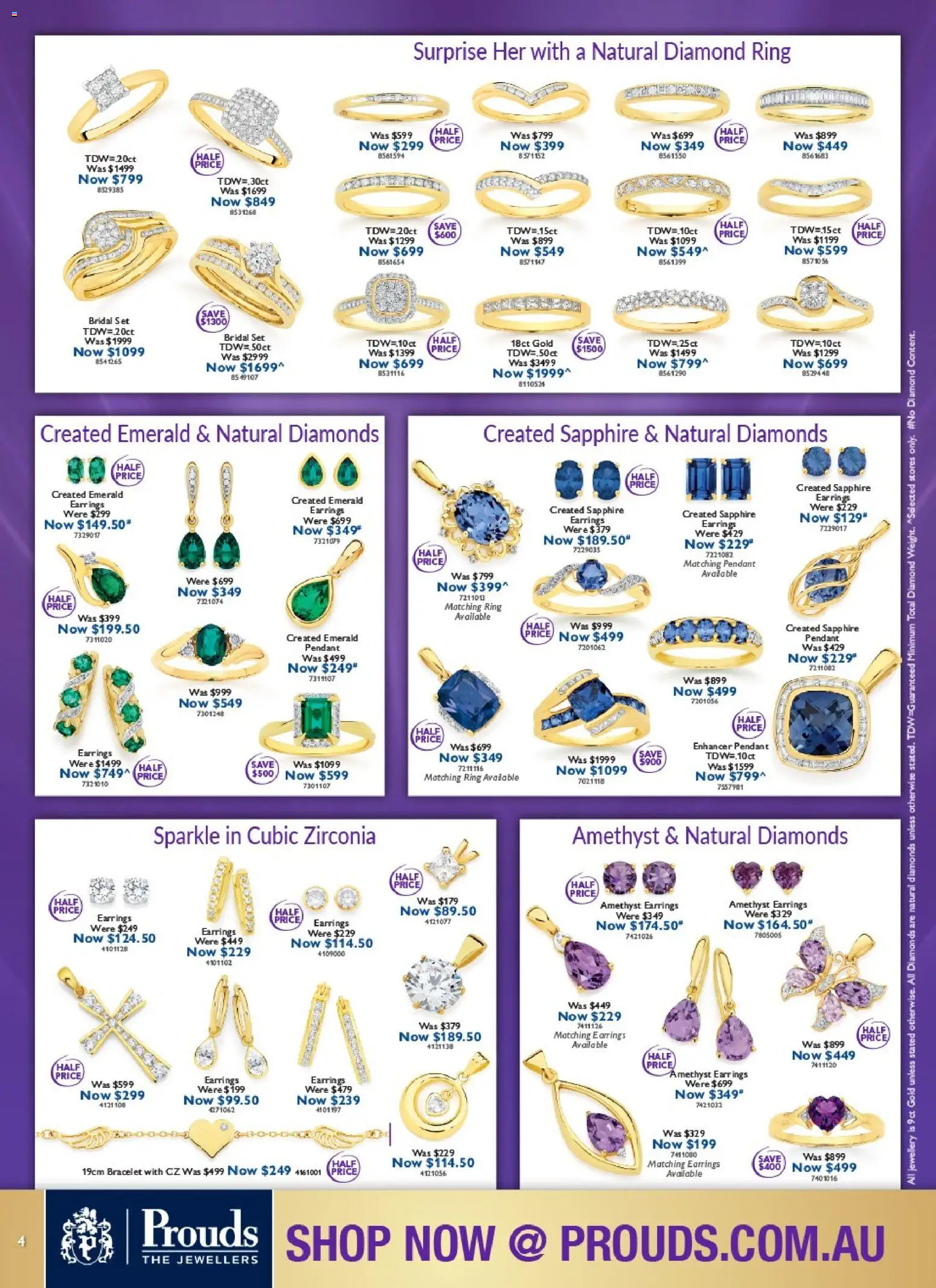 Prouds The Jewellers catalogue - valid from 29/06/2026 | Page: 4 | Products: Diamond, Earrings, Jewellery, Pendant
