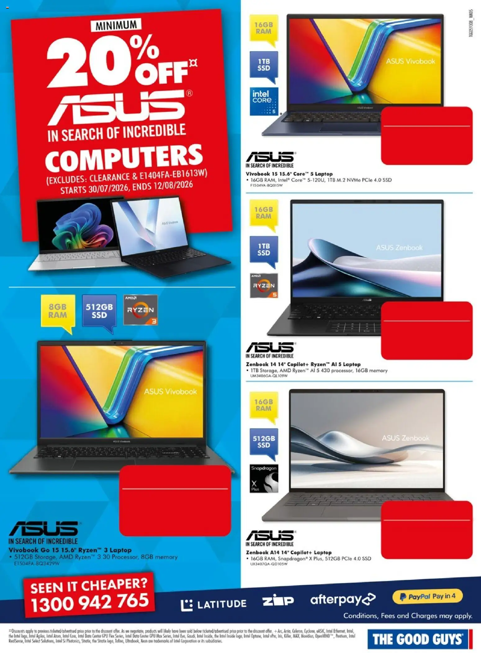 The Good Guys catalogue - valid from 29/07/2026 | Page: 23 | Products: Laptop