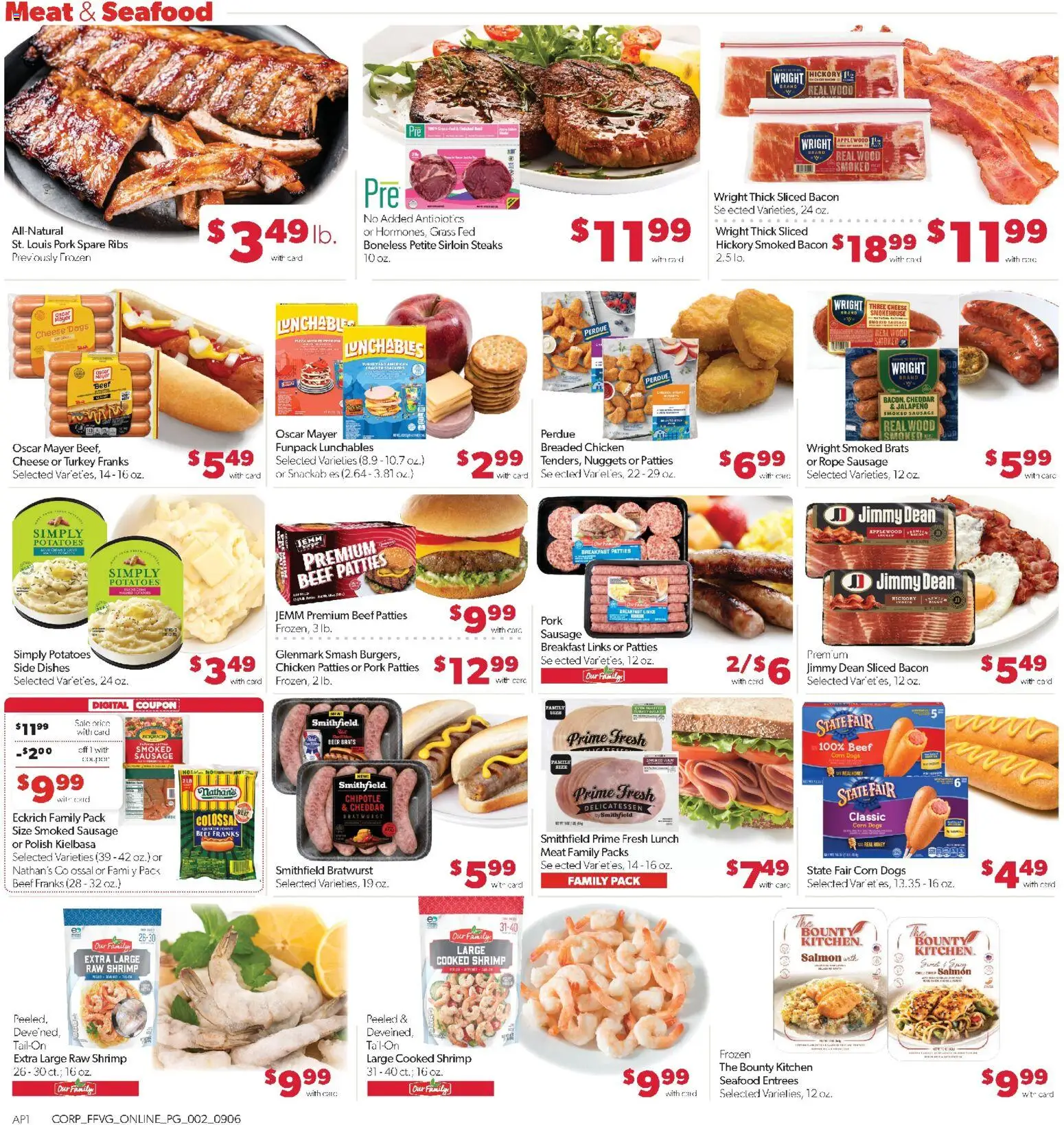 Family Fare Weekly Ad - valid from 09/06/2026 | Page: 6 | Products: Corn, Shrimp, Chicken, Honey