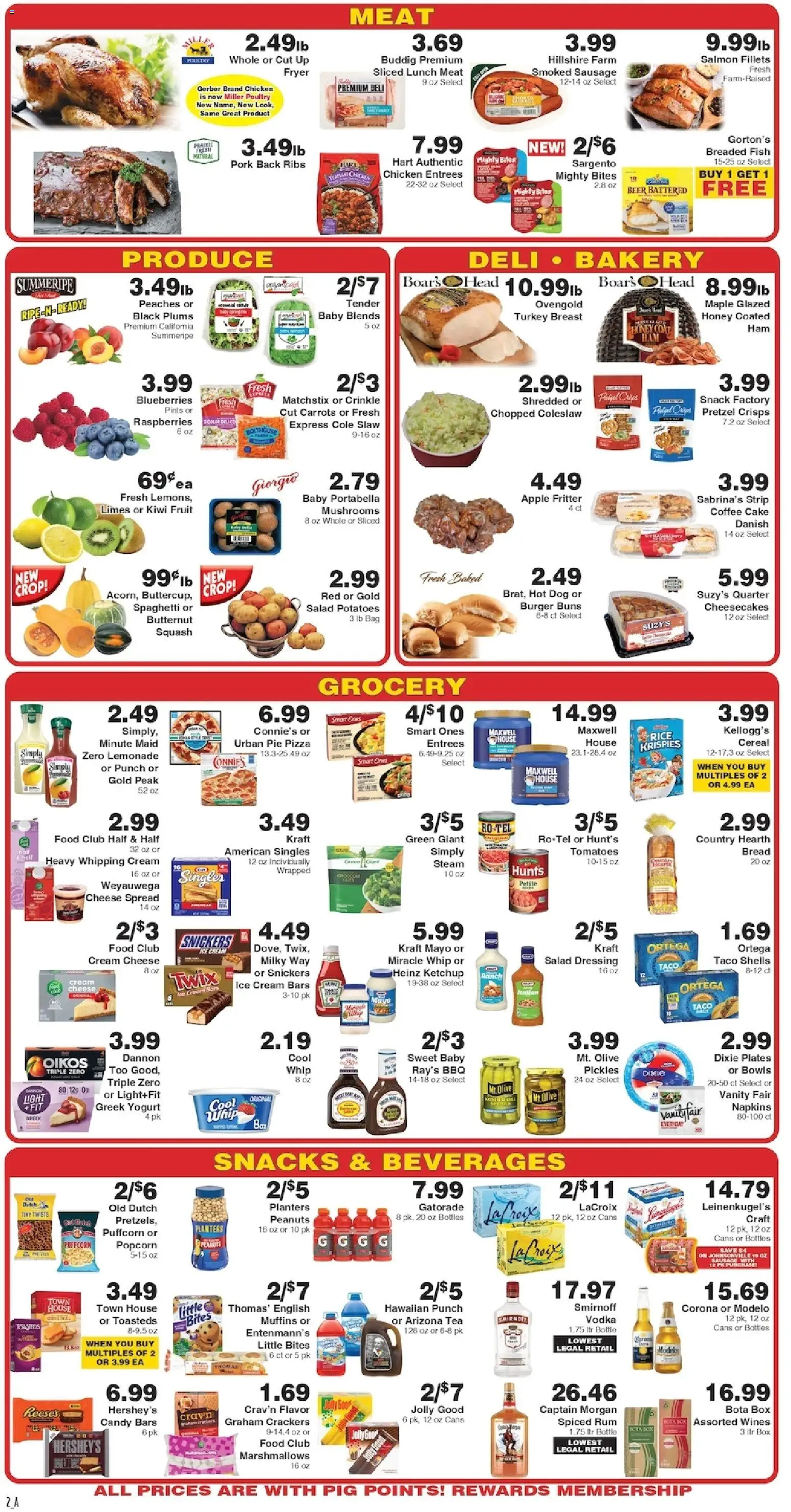 Piggly Wiggly Weekly Ad - valid from 09/02/2026 | Page: 3 | Products: Pork, Vodka, Cake, Greek yogurt