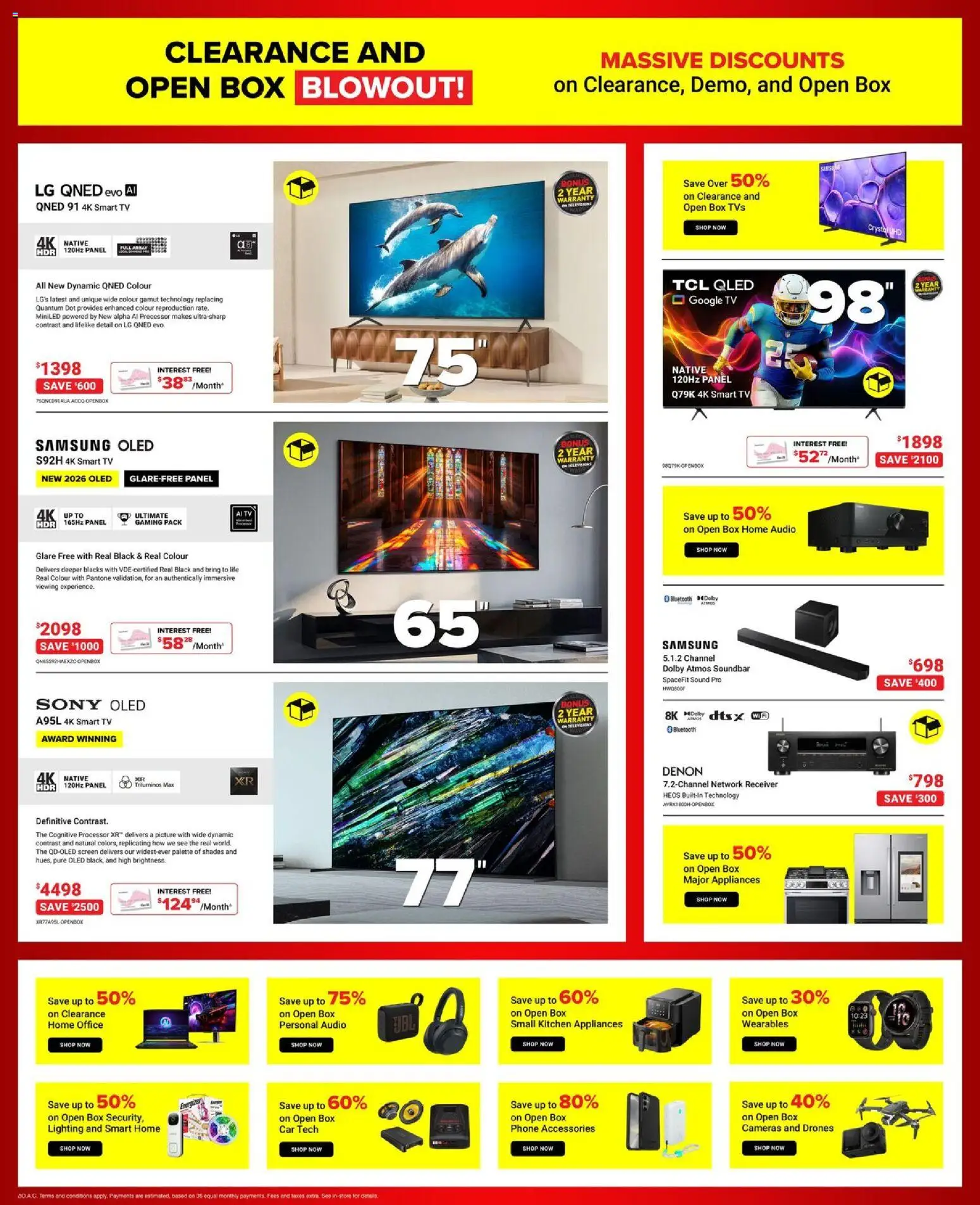 Visions flyer valid from Jul 31, 2026 | Page: 3 | Products: Tv, Audio, Lighting, Box