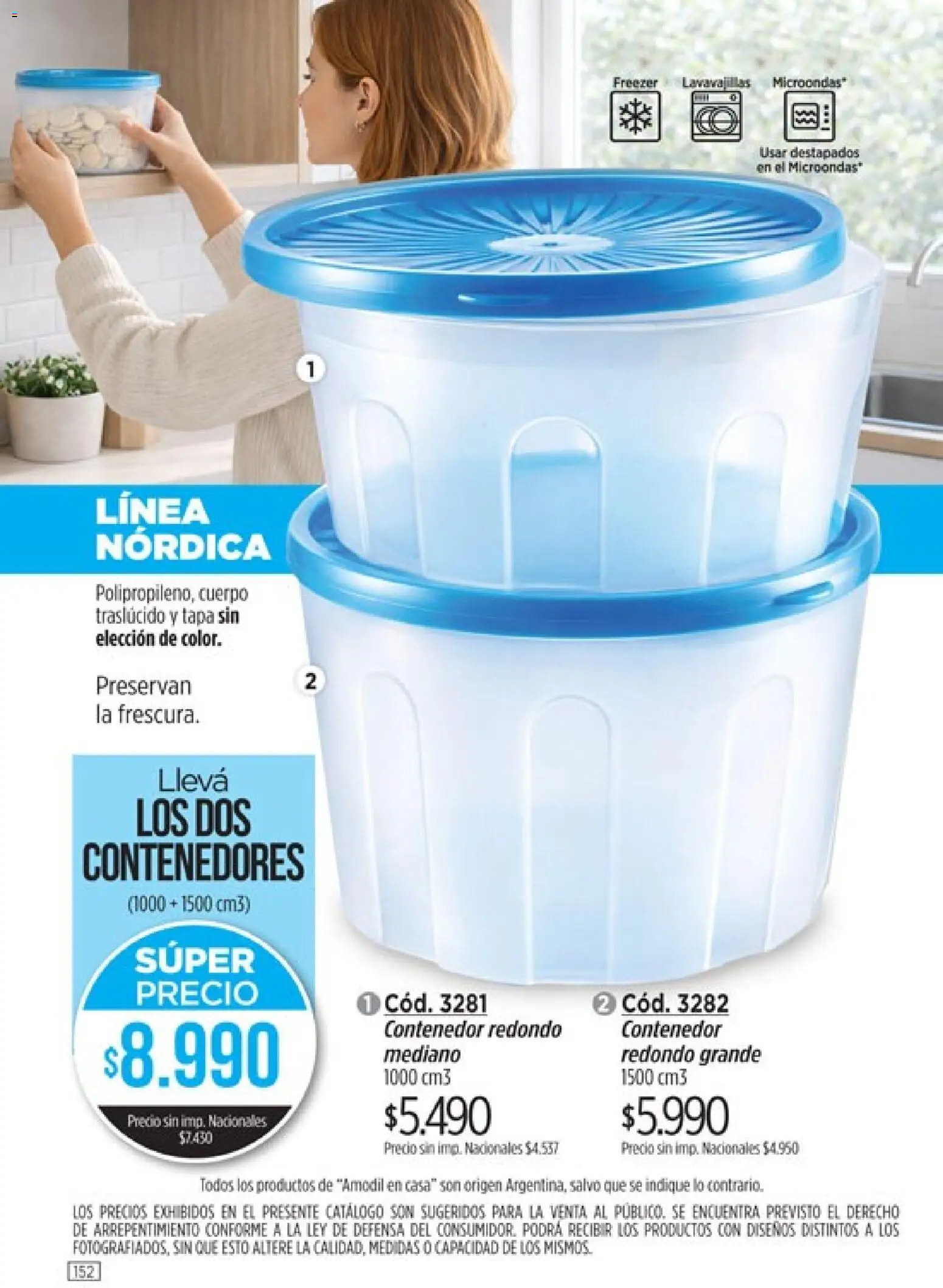 Amodil - Campaña 11 │ válido desde el 01.07.2026 | Página: 152 | Productos: Lavavajillas, Microondas, Freezer
