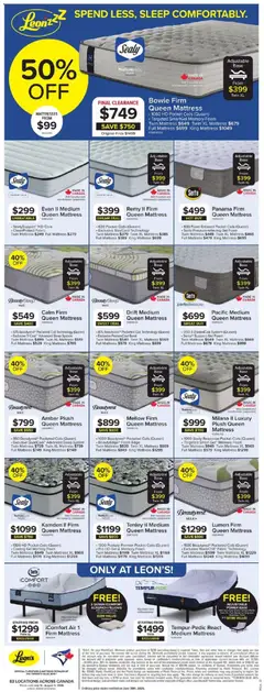 Preview of Leon's weekly flyer / circulaire from shop Leon's valid from Jul 16, 2026 | Page: 4