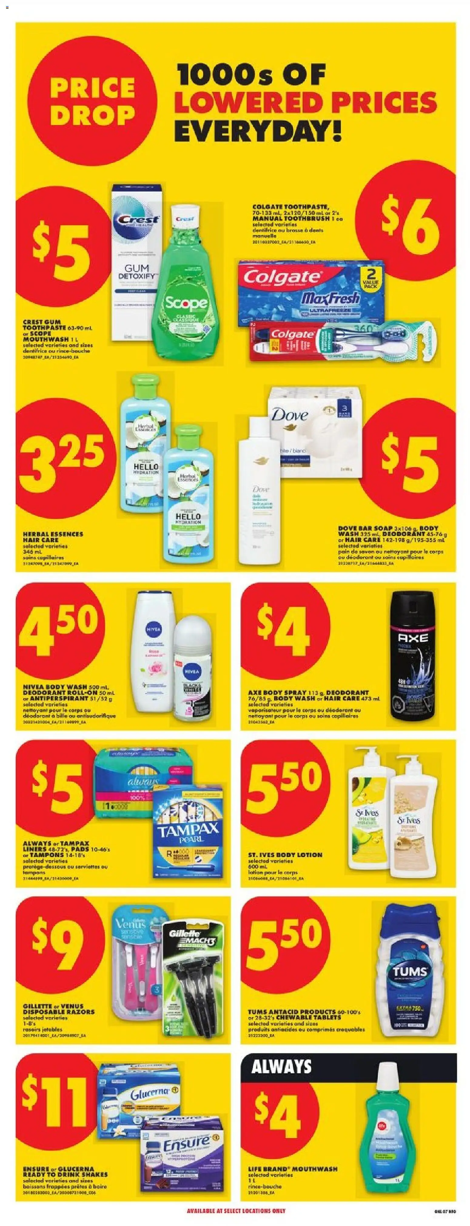 No Frills flyer valid from 18.06.2026 | Page: 12 | Products: Body lotion, Soap, Deodorant, Toothpaste