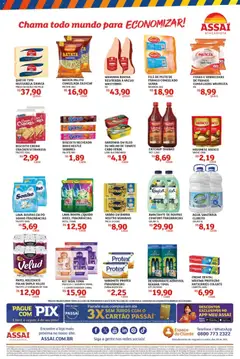 Assaí Atacadista ofertas - PE - Pré-Visualização do folheto da loja Assaí Atacadista, válido de 11/09/2026 | Página: 2 | Produtos: Amaciante de roupas, Biscoito recheado, Sardinha, Água sanitária