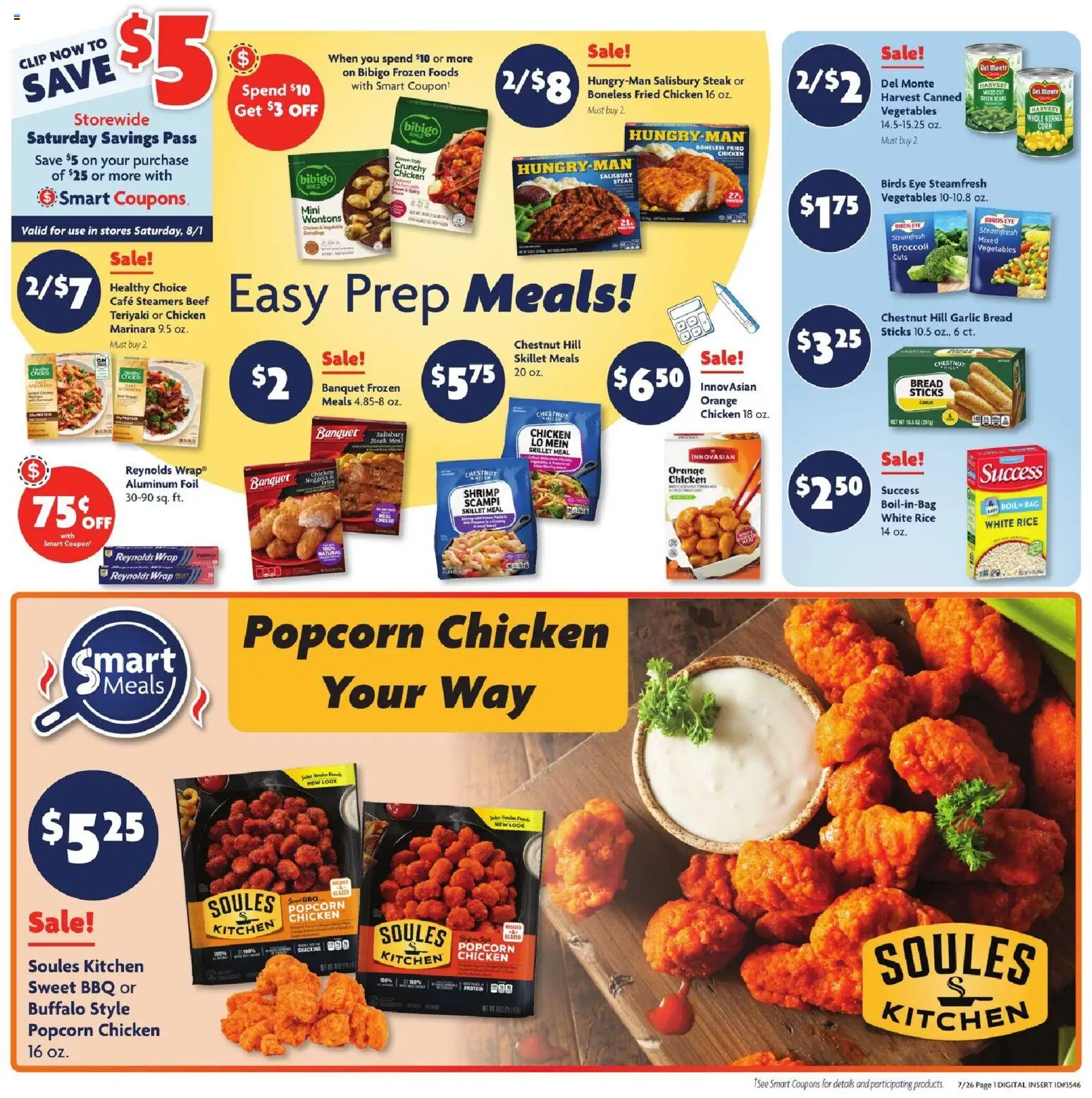 Family Dollar Current Ad - TX - valid from 07/26/2026 | Page: 2 | Products: Corn, Broccoli, Skillet, Beef