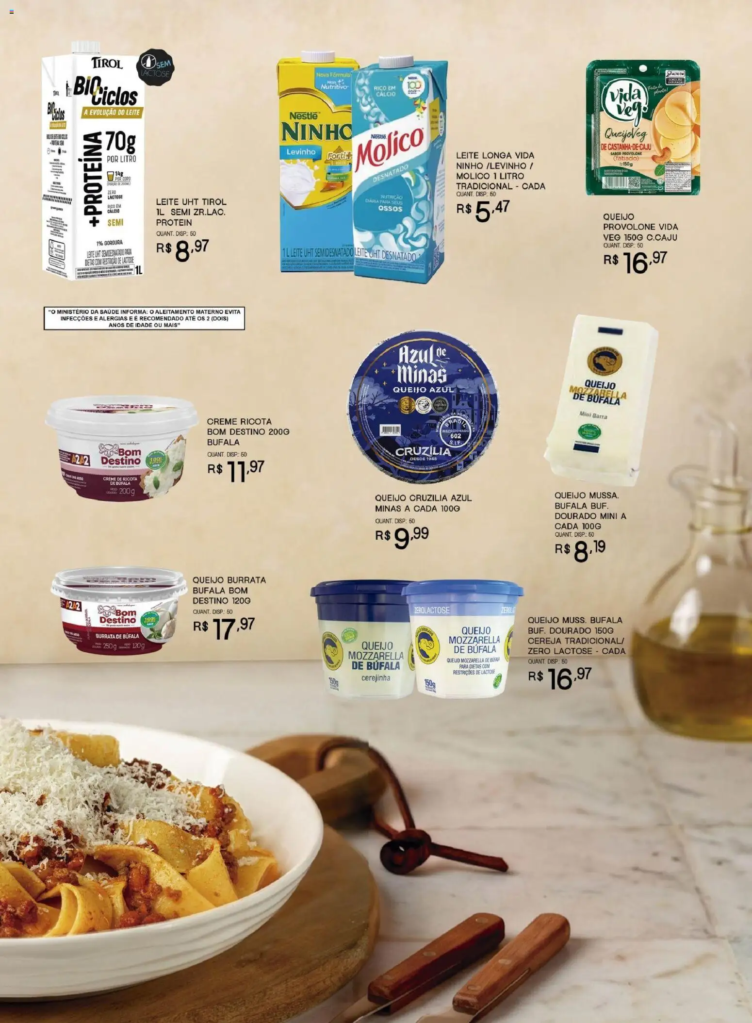 Bistek Supermercados Folheto - válido de 03.06.2026 | Página: 5 | Produtos: Cereja, Leite, Queijo, Provolone