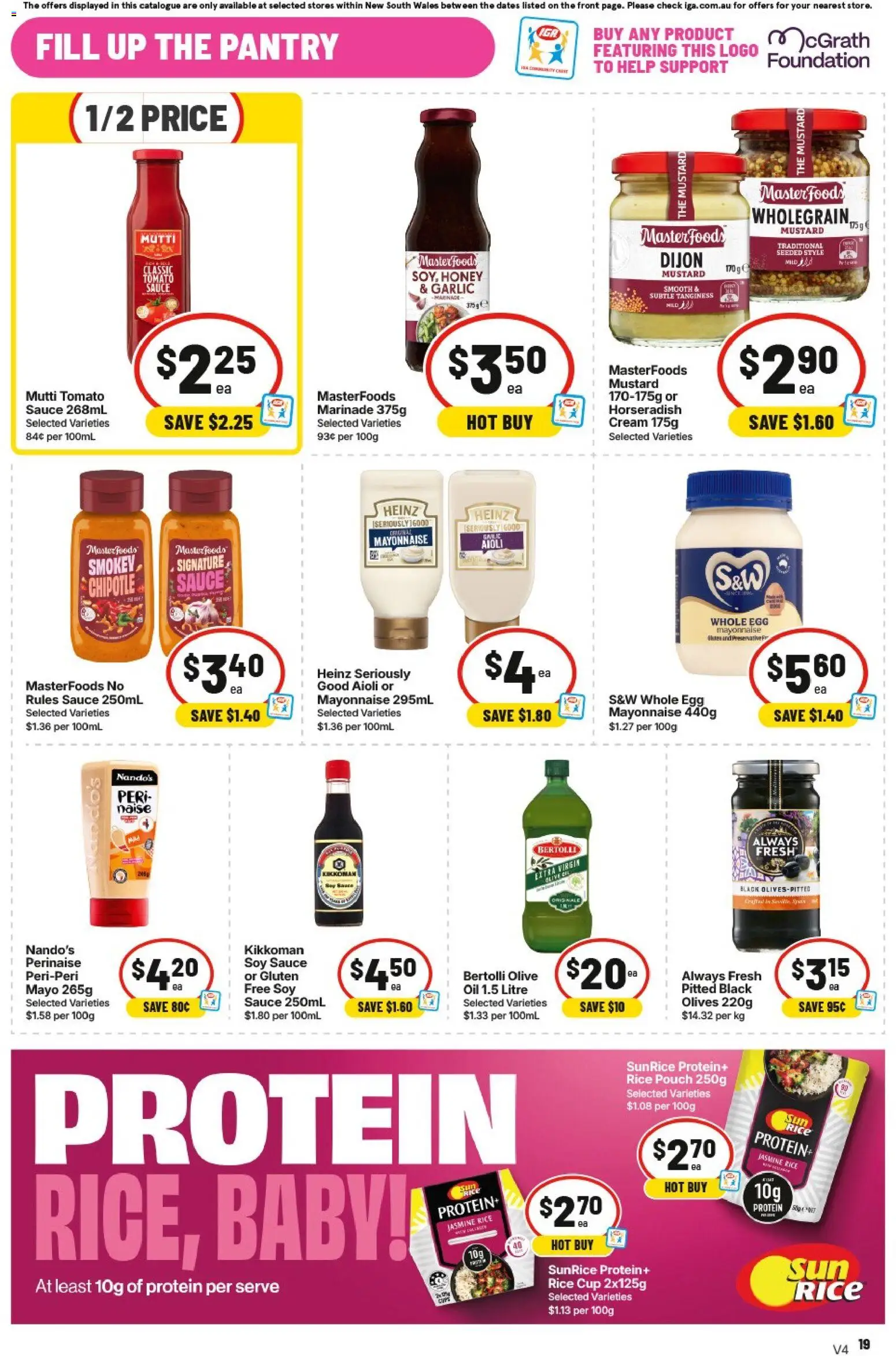 IGA catalogue - valid from 23/09/2026 | Page: 27 | Products: Protein, Rice, Sauce, Foundation