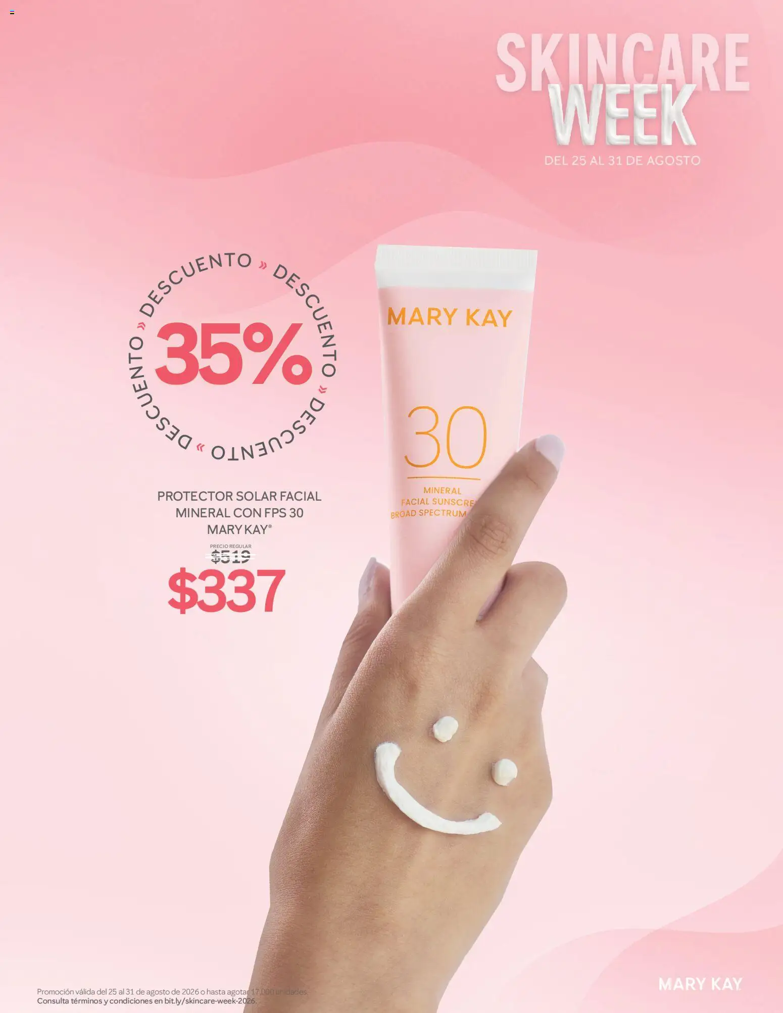 Nuevas ofertas de Mary Kay válidas en toda la República Mexicana desde el 25/08/2026. ¡Encuentra las mejores ofertas en Catálogo Mary Kay Skincare Week! | Página: 2 | Productos: Protector solar