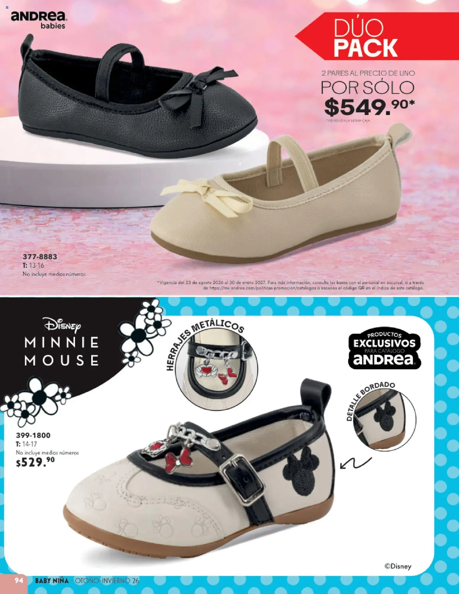Nuevas ofertas de Andrea válidas en toda la República Mexicana desde el 23/08/2026. ¡Encuentra las mejores ofertas en Andrea catálogo Infantil Baby! | Página: 12