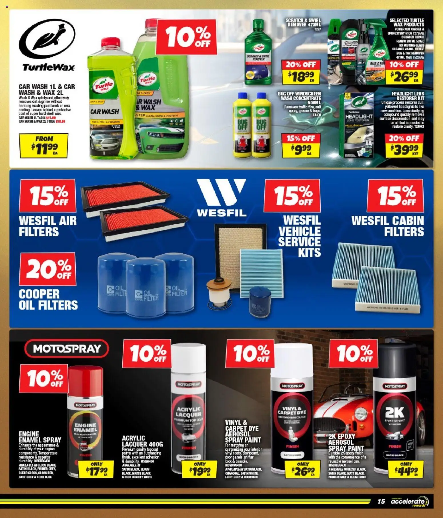 Autobarn catalogue - valid from 09/09/2026 | Page: 15 | Products: Carpet, Oil, Coat, Salt