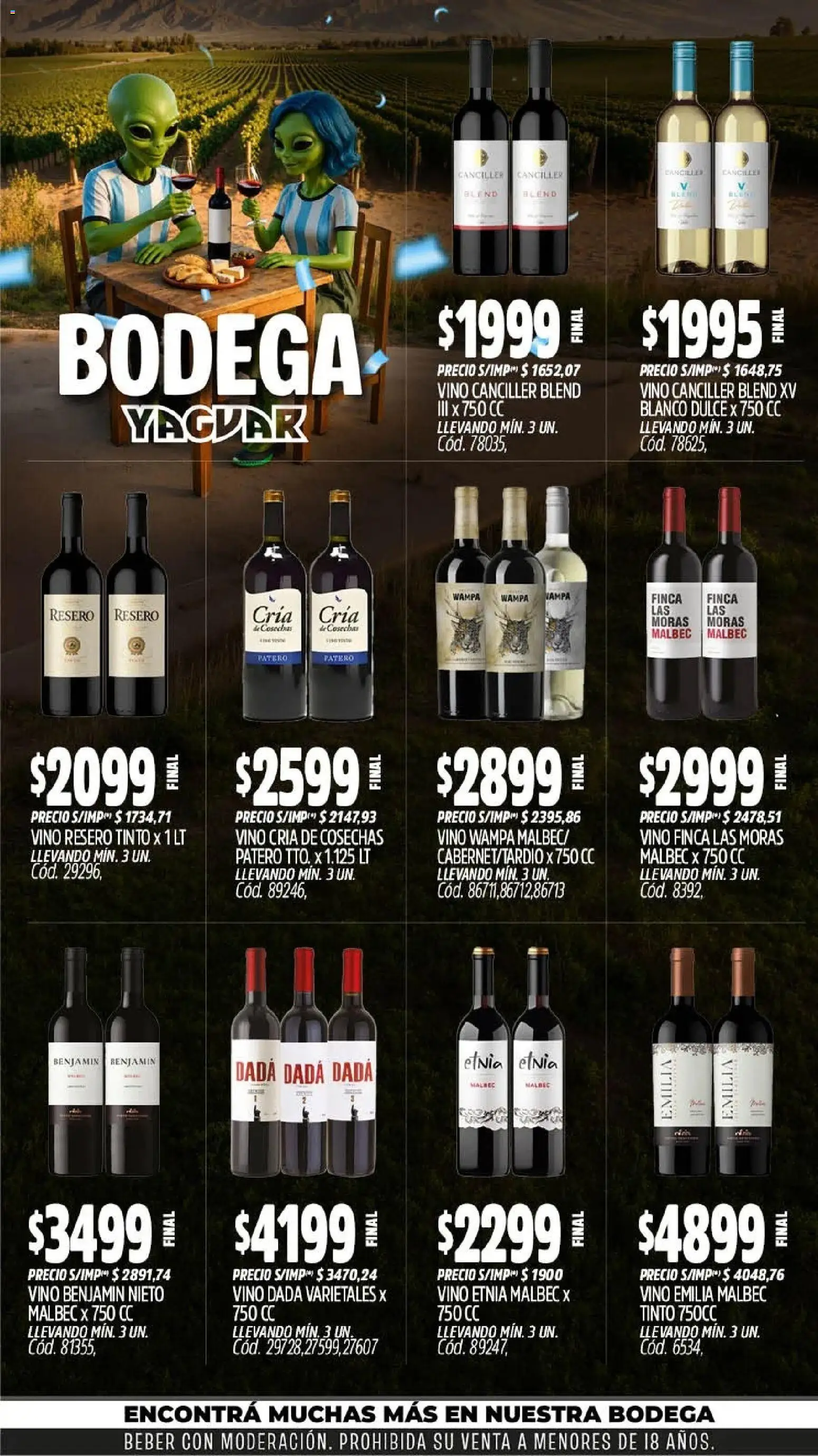 Yaguar - Oferta Semanal Misiones │ válido desde el 13/07/2026 | Página: 5 | Productos: Vino