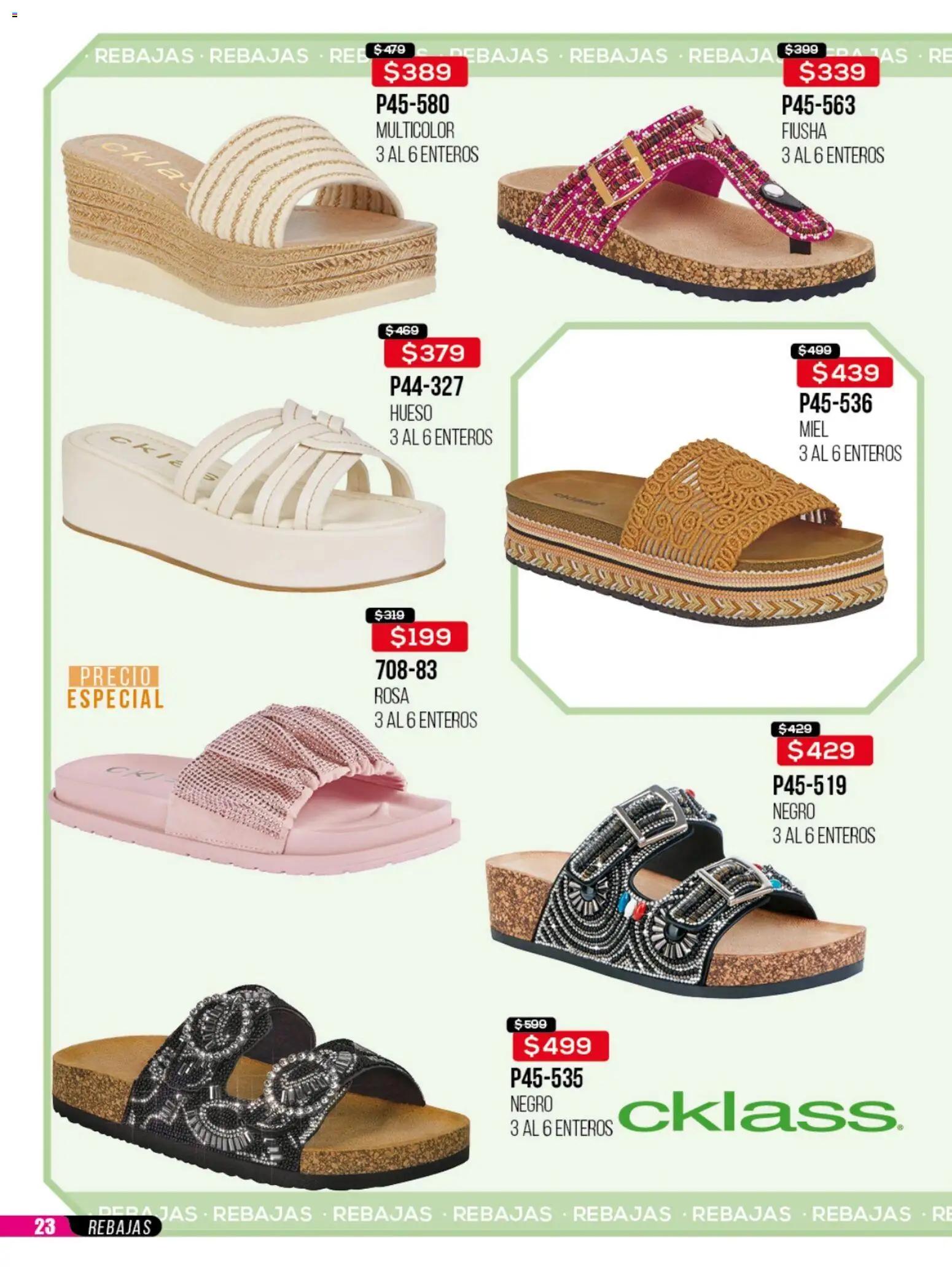 Nuevas ofertas de Cklass válidas en toda la República Mexicana desde el 23/06/2026. ¡Encuentra las mejores ofertas en Cklass catálogo Rebajas sobre rebajas ropa! | Página: 227