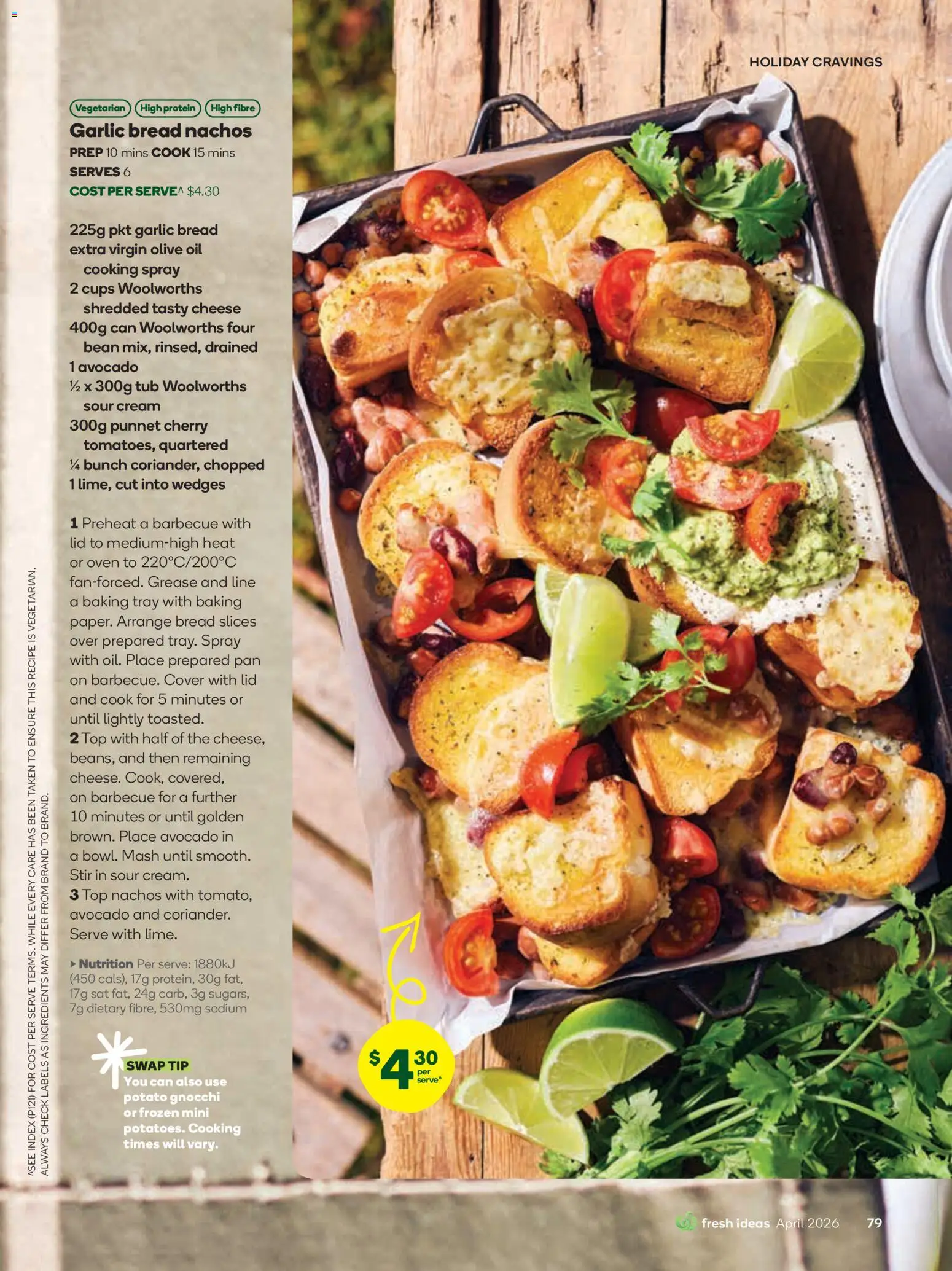 Woolworths catalogue - valid from 01.04.2026 | Page: 79 | Products: Cheese, Sour cream, Avocado, Oven